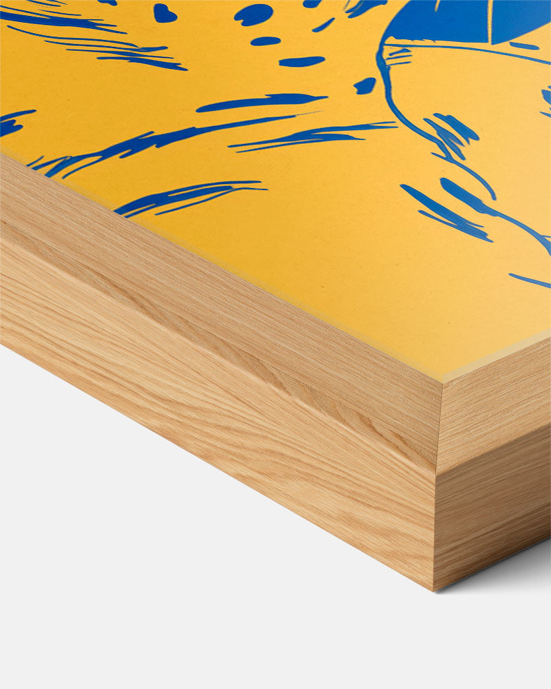 Elegante Luipaard Liefde Poster-WallArtistic