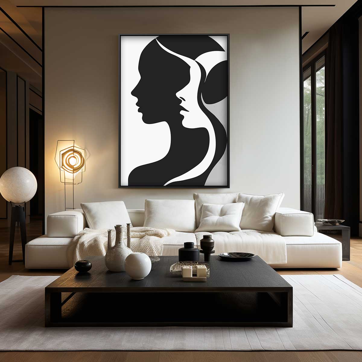 Schaduwprofielen Kunstwerk-canvas-dibond-plexiglas-wanddecoratie-WallArtistic