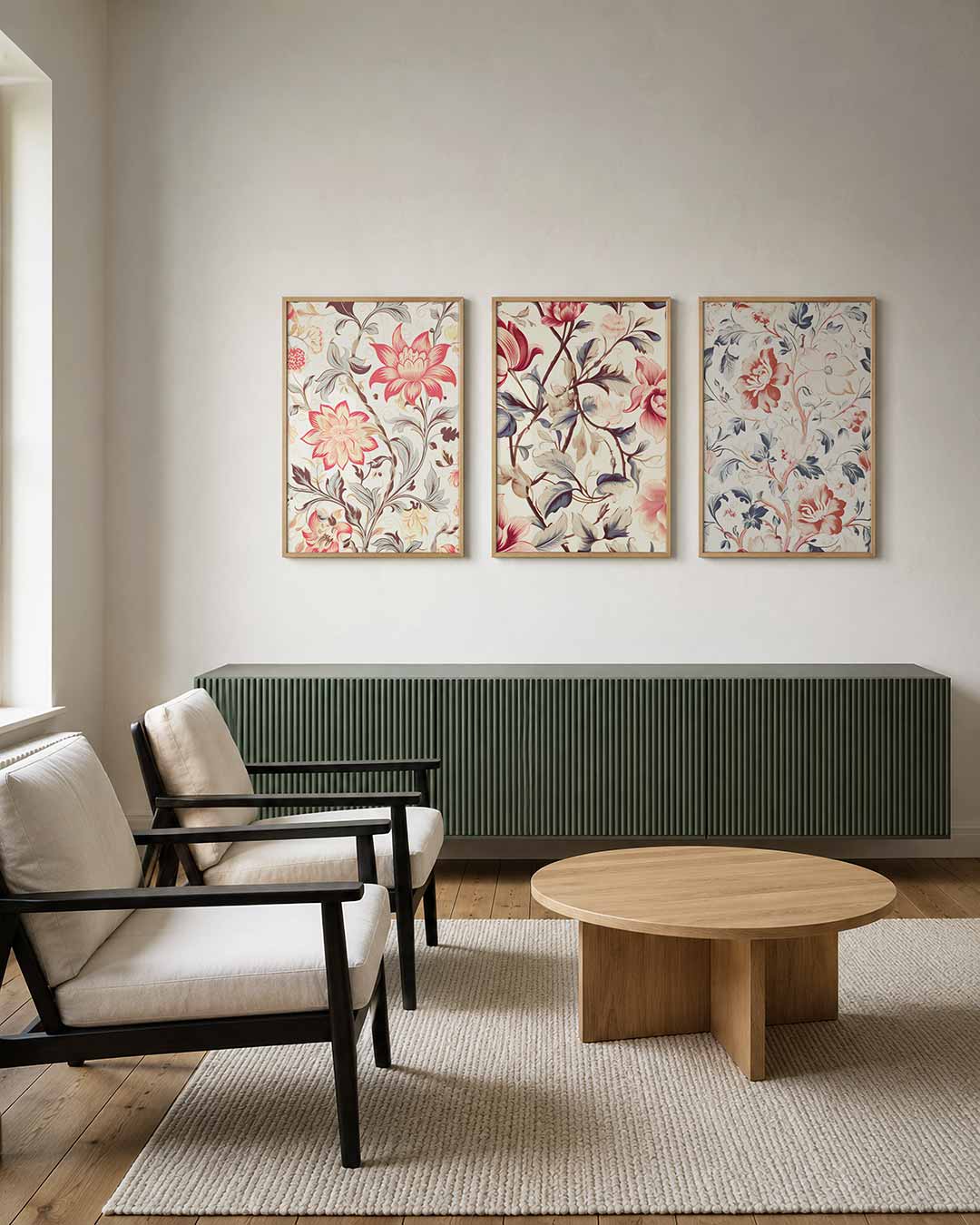 Bloemrijke vormen Posterset