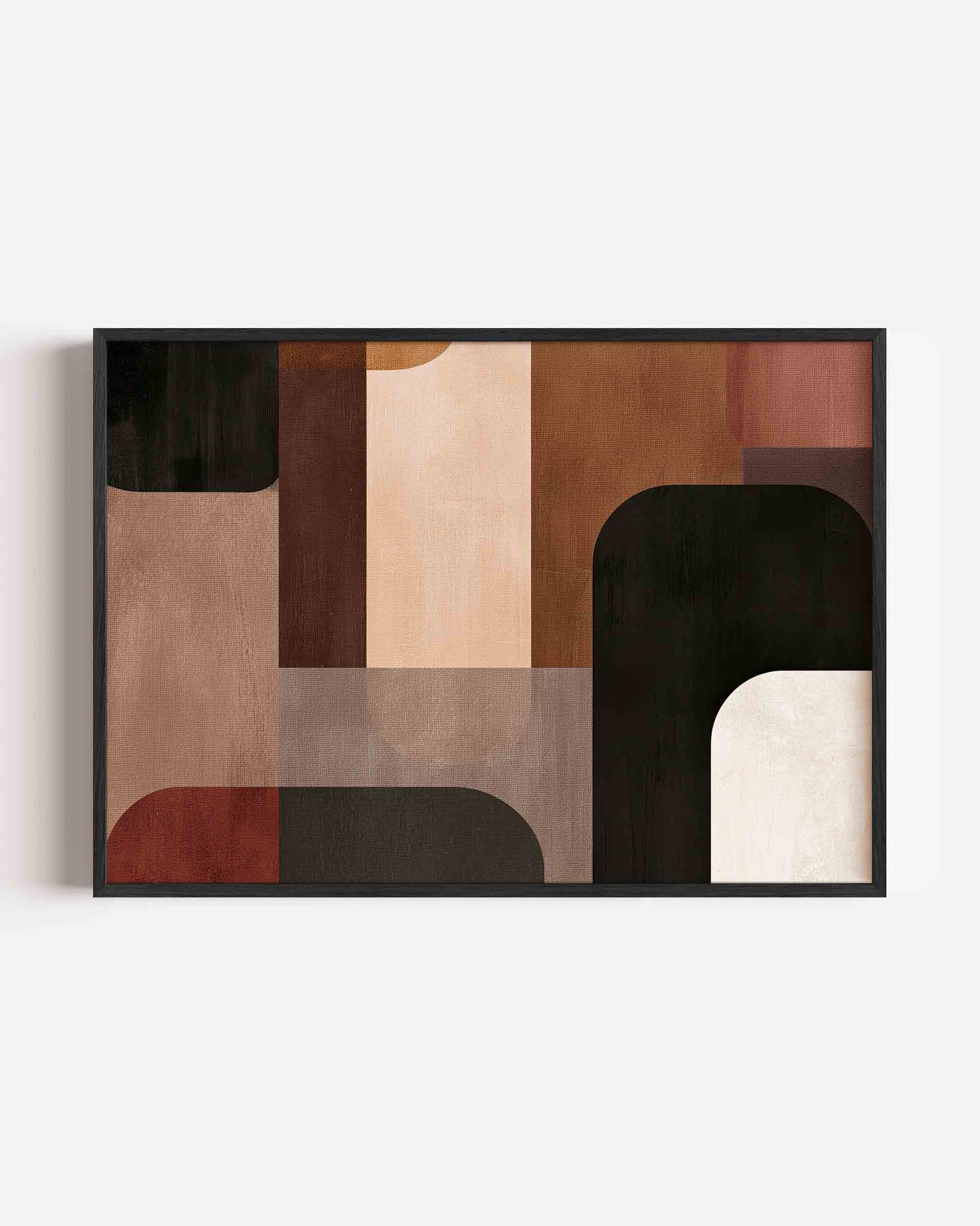 Abstracte vormen Poster