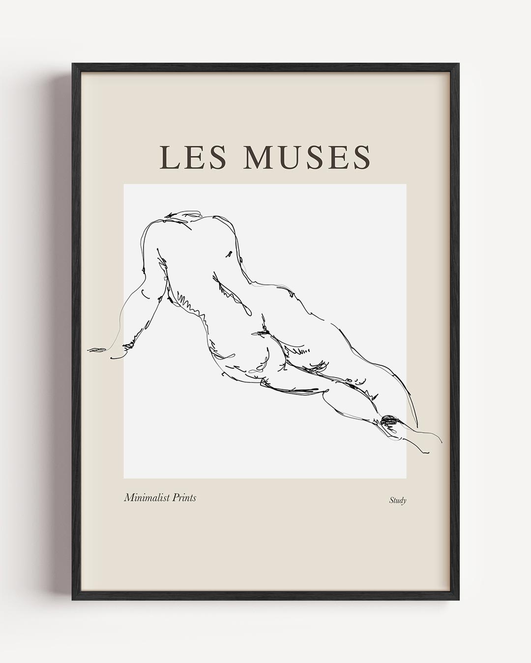 Minimalistische Kunstposter - Les Muses Poster-WallArtistic