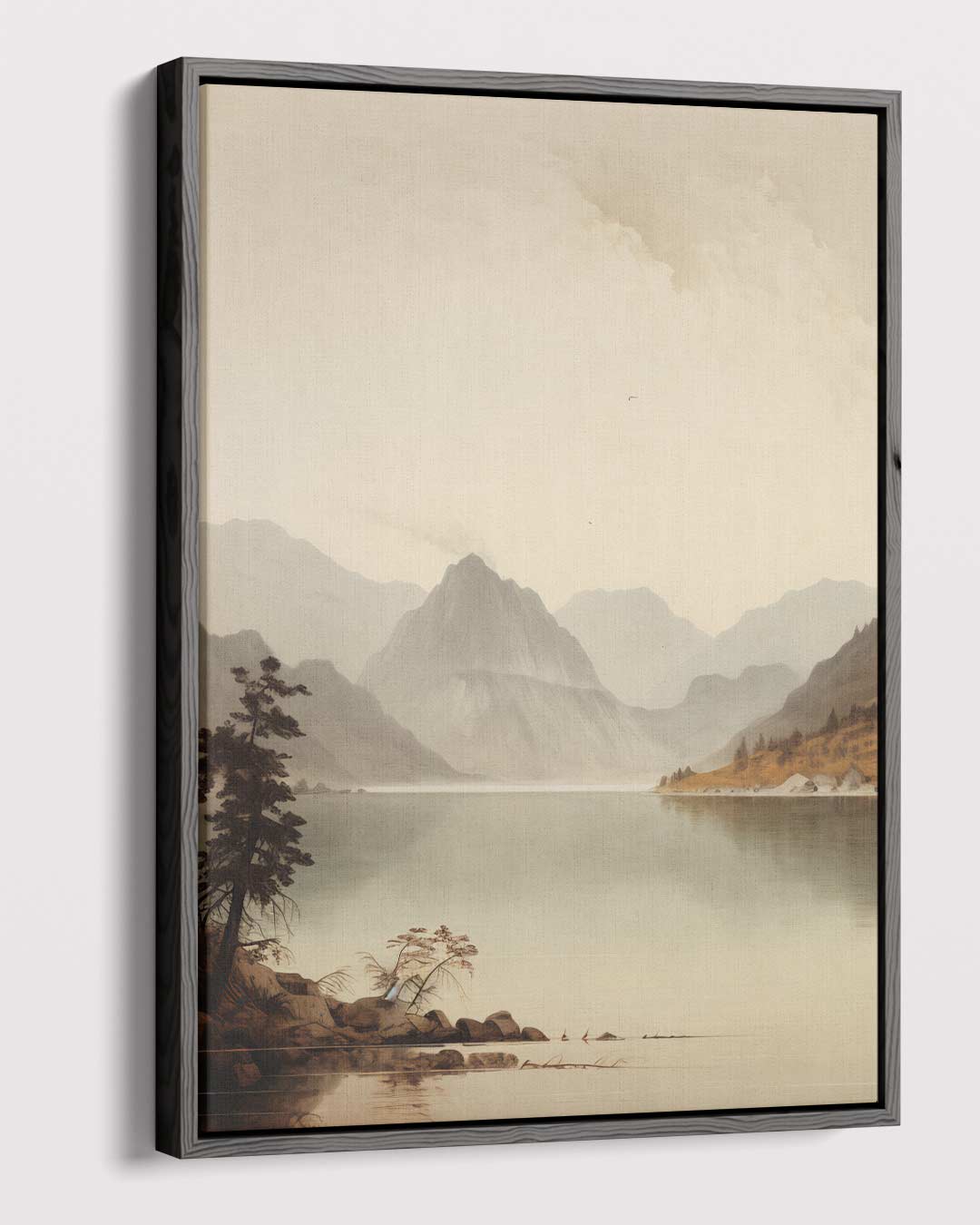 Droomachtig Berglandschap Kunstwerk-canvas-dibond-plexiglas-wanddecoratie-WallArtistic