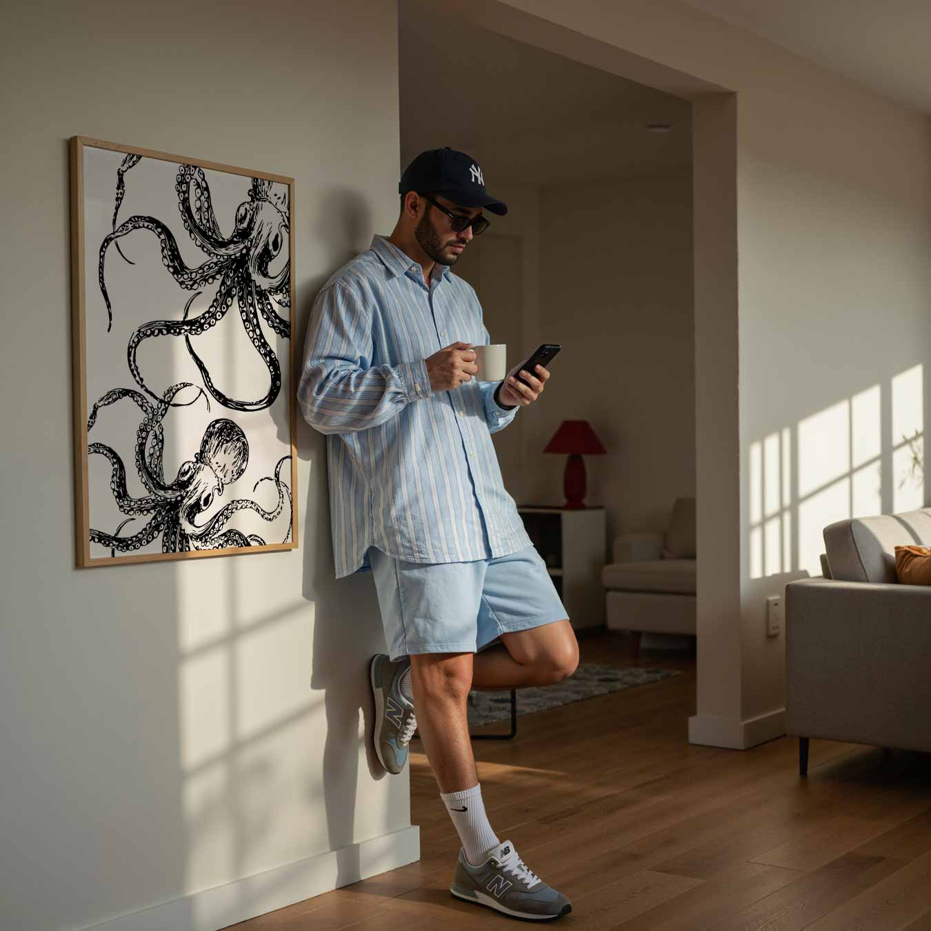 Octopus Elegantie Poster-WallArtistic