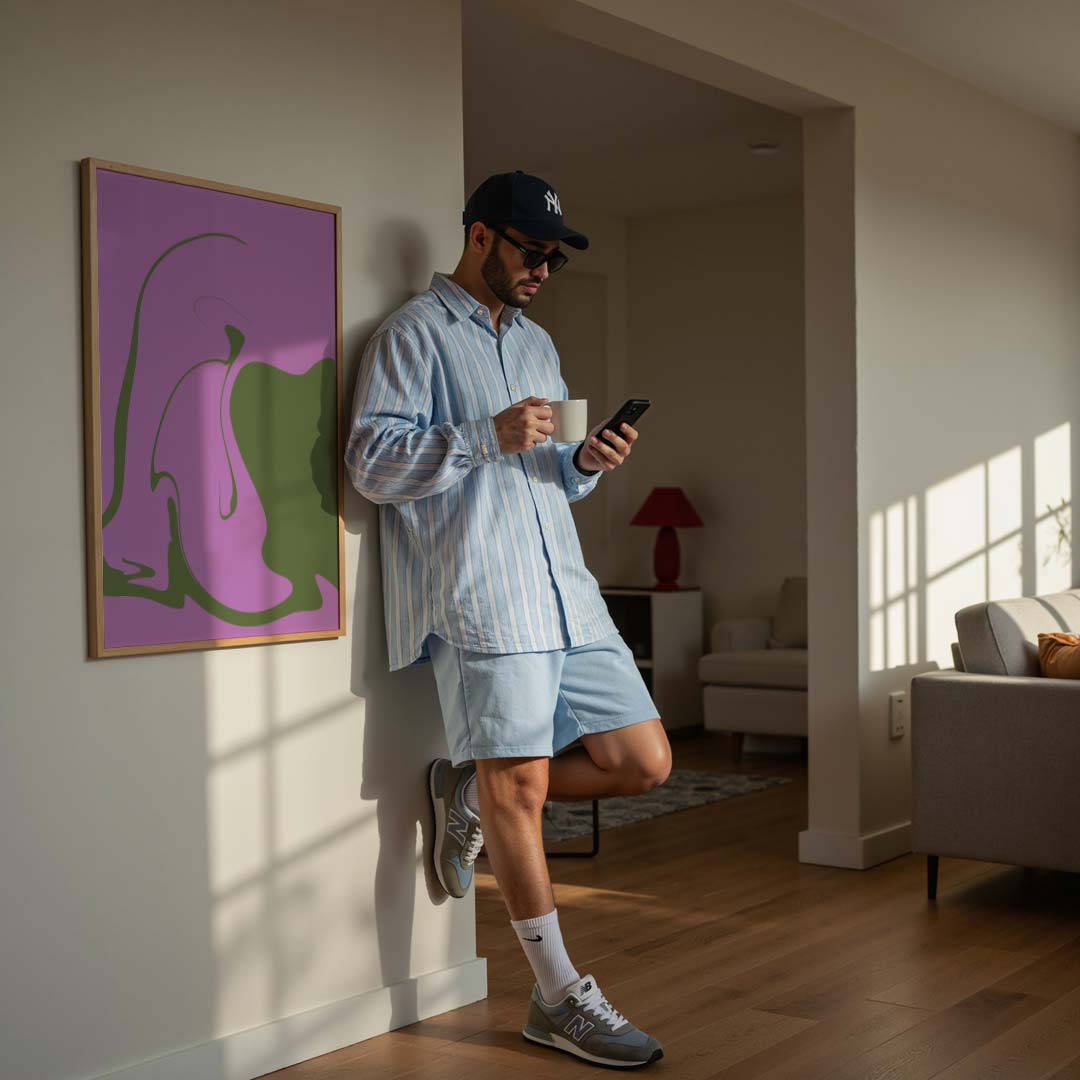 Moderne Abstracte Kunstposter-WallArtistic