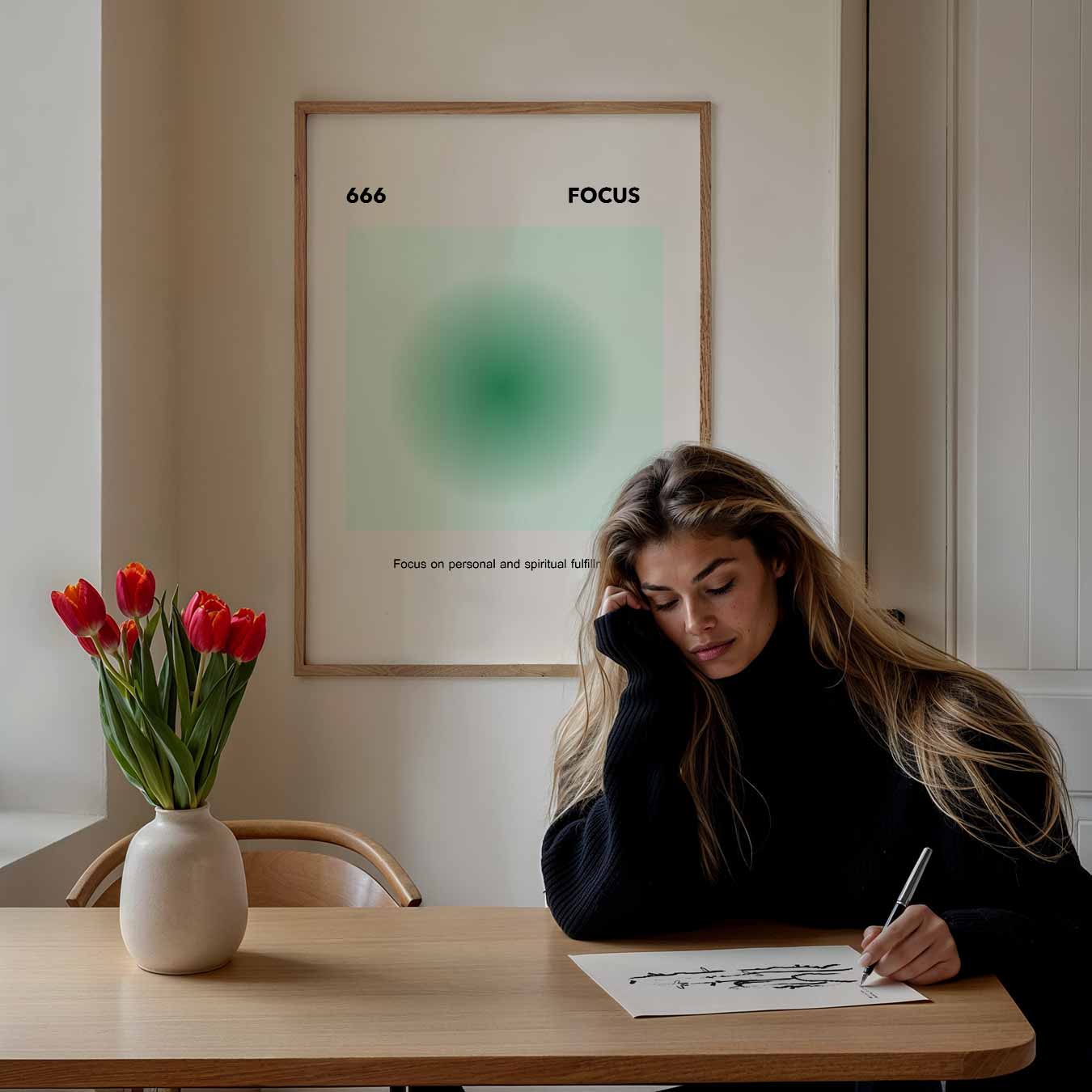 Groene Focus Inspiratieposter