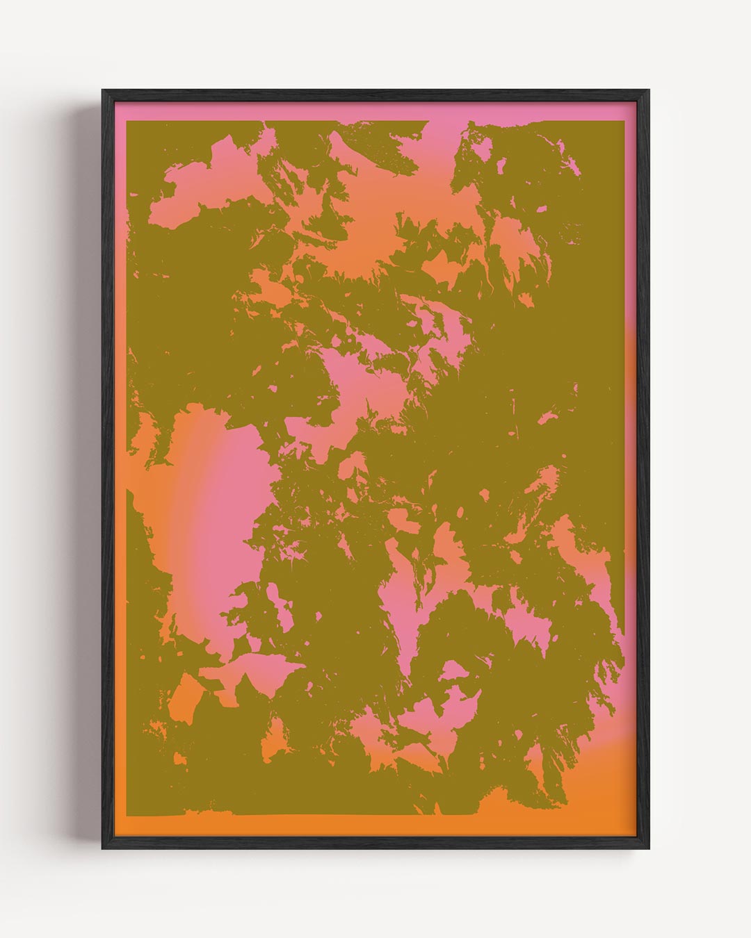 Abstracte Kleurexplosie Poster-WallArtistic