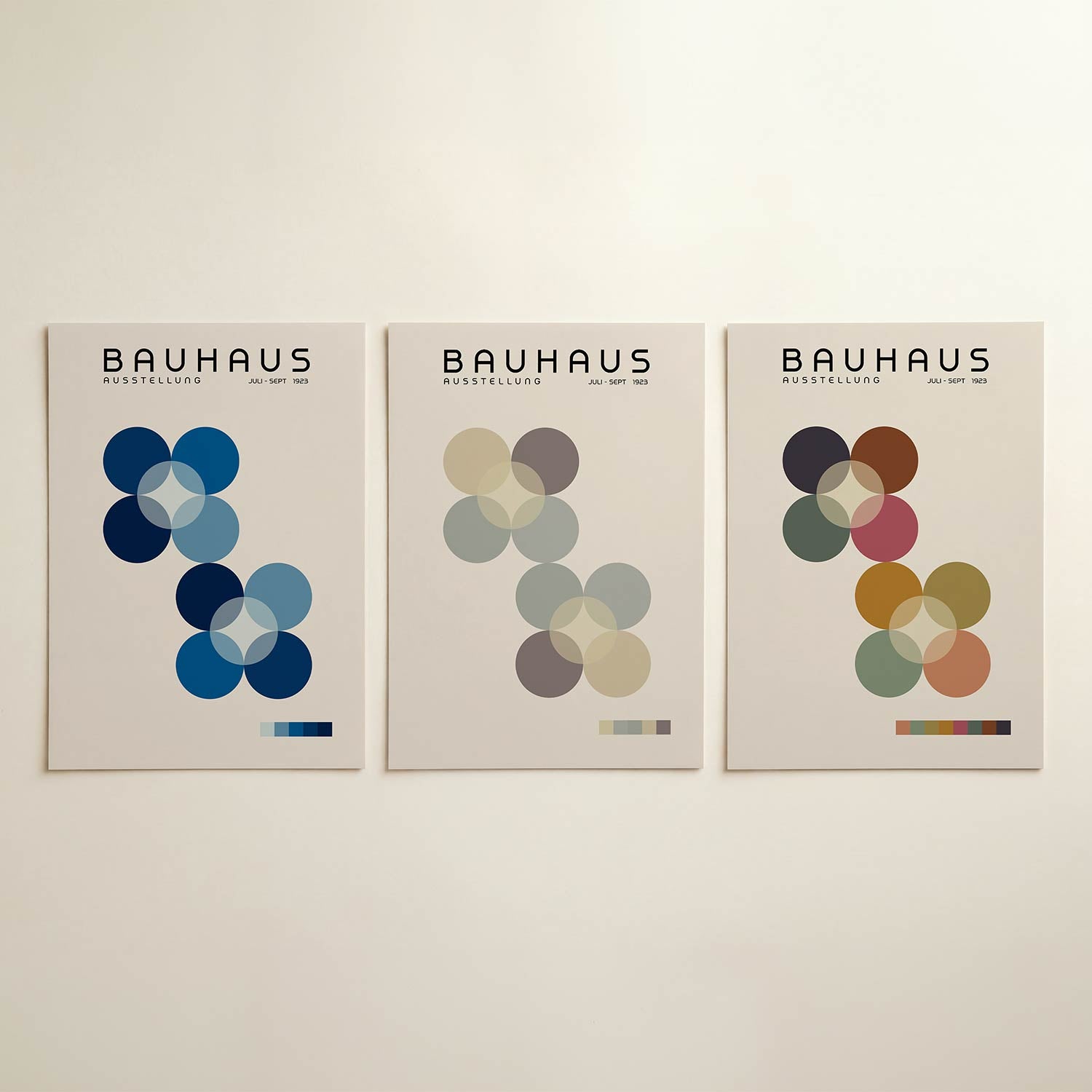 Kleurvolle cirkelharmonie Posterset