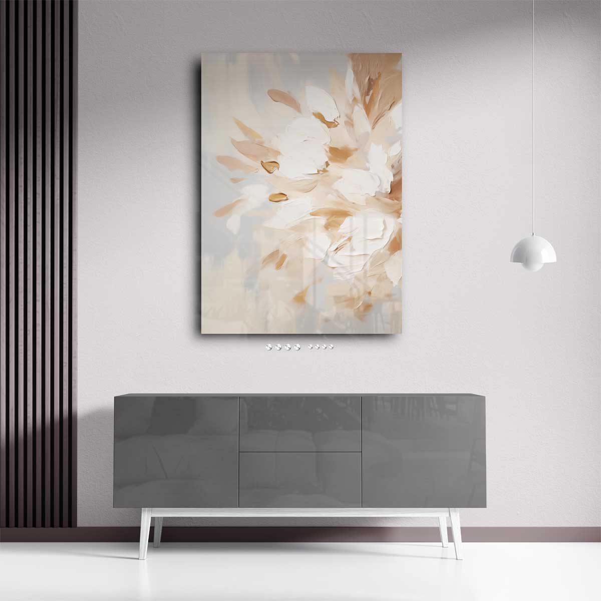 "Ethereal Bloemenpracht" Kunstwerk-canvas-dibond-plexiglas-wanddecoratie-WallArtistic