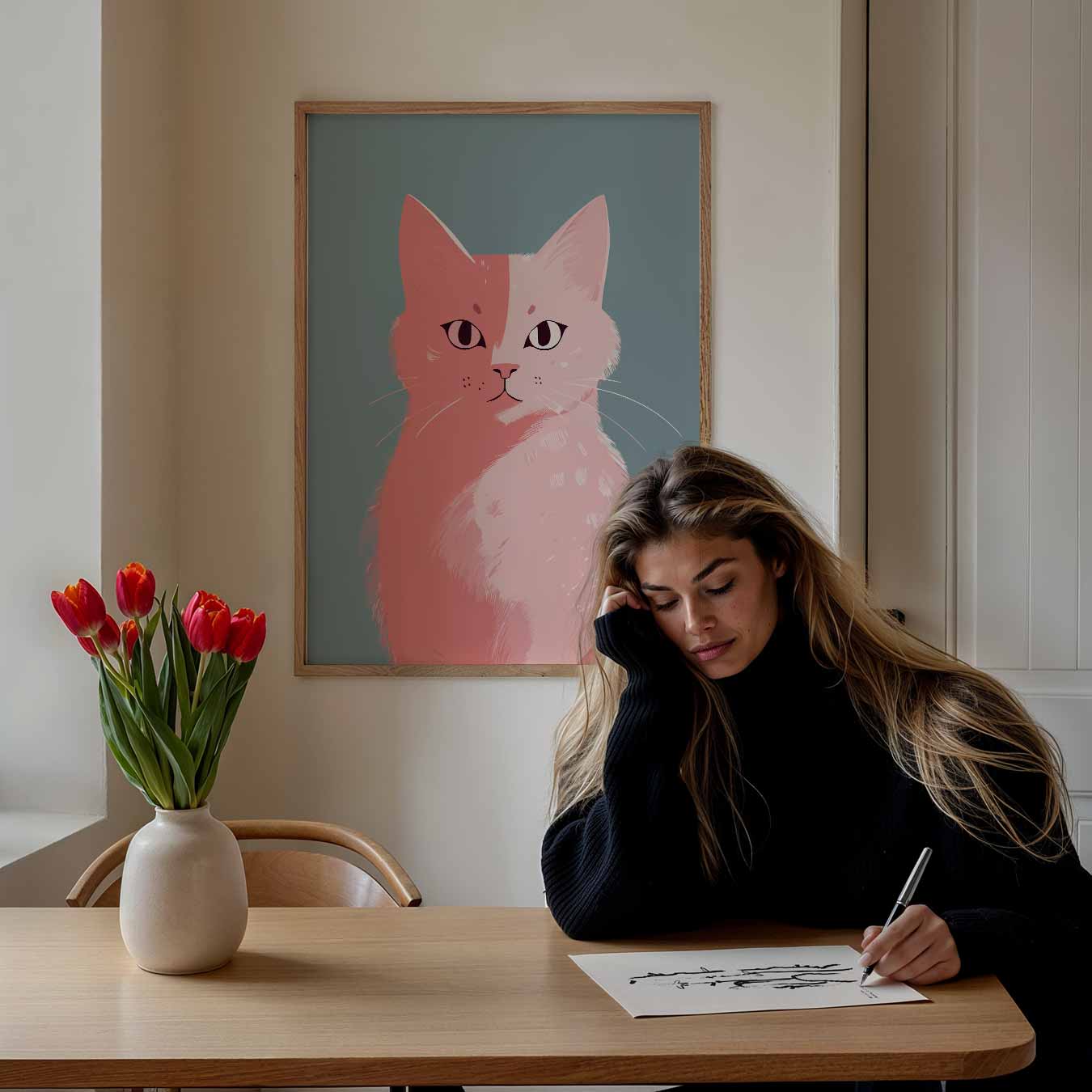 Charmante Kattenposter