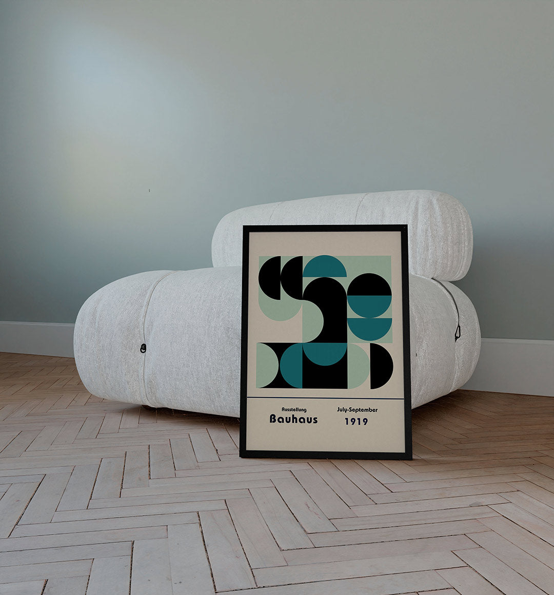 Vorm en kleurvlakken Poster