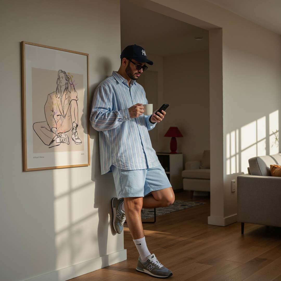 Moderne Vrouwelijke Schetsposter-WallArtistic