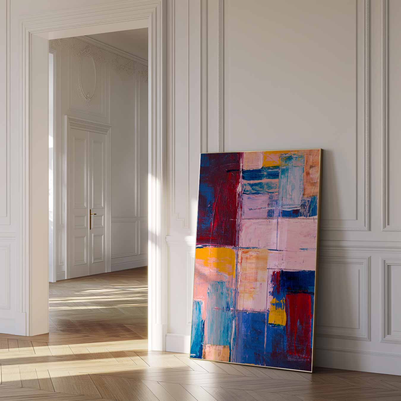 Abstract Kleurencompositie Poster-WallArtistic