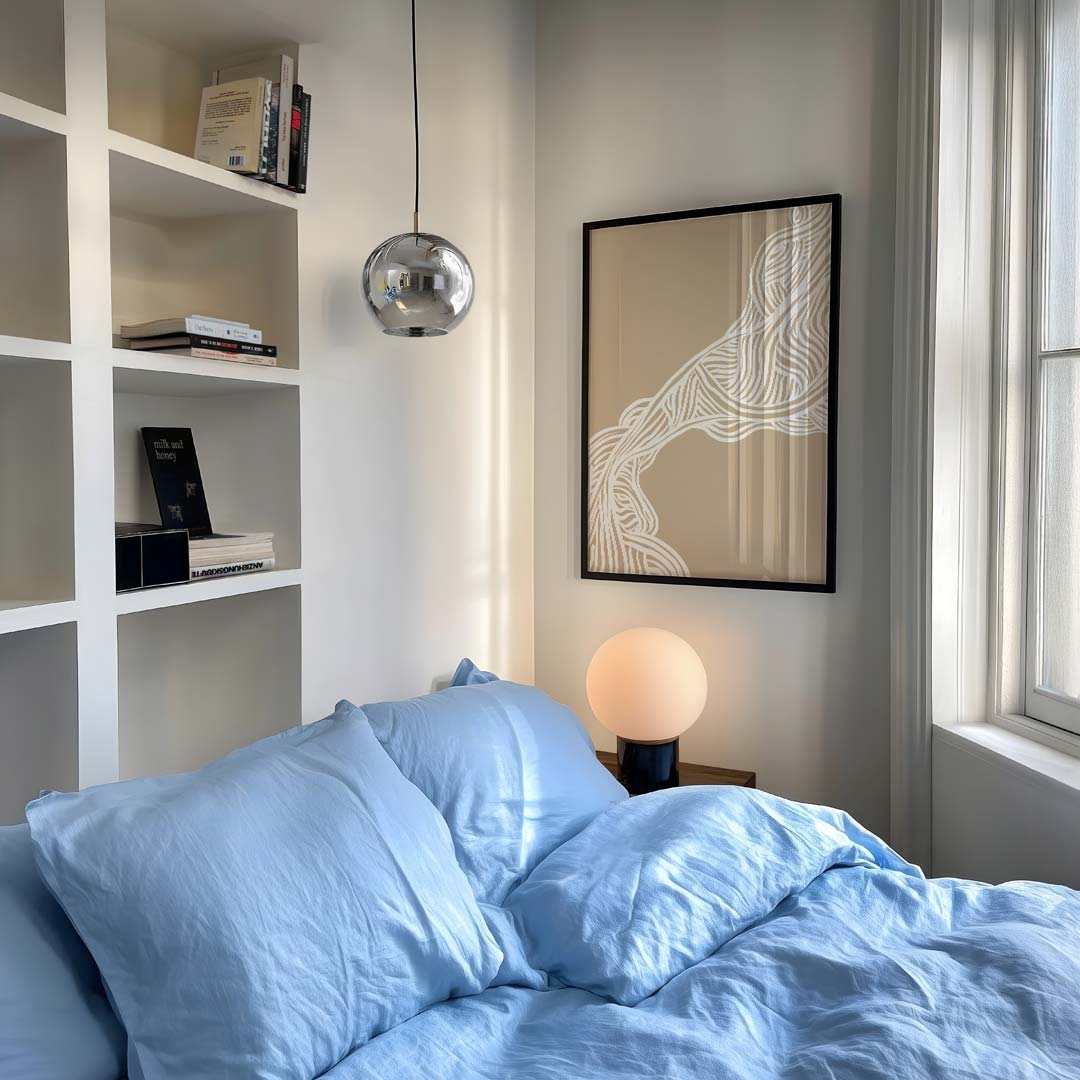 Organische Lijnen Poster-WallArtistic