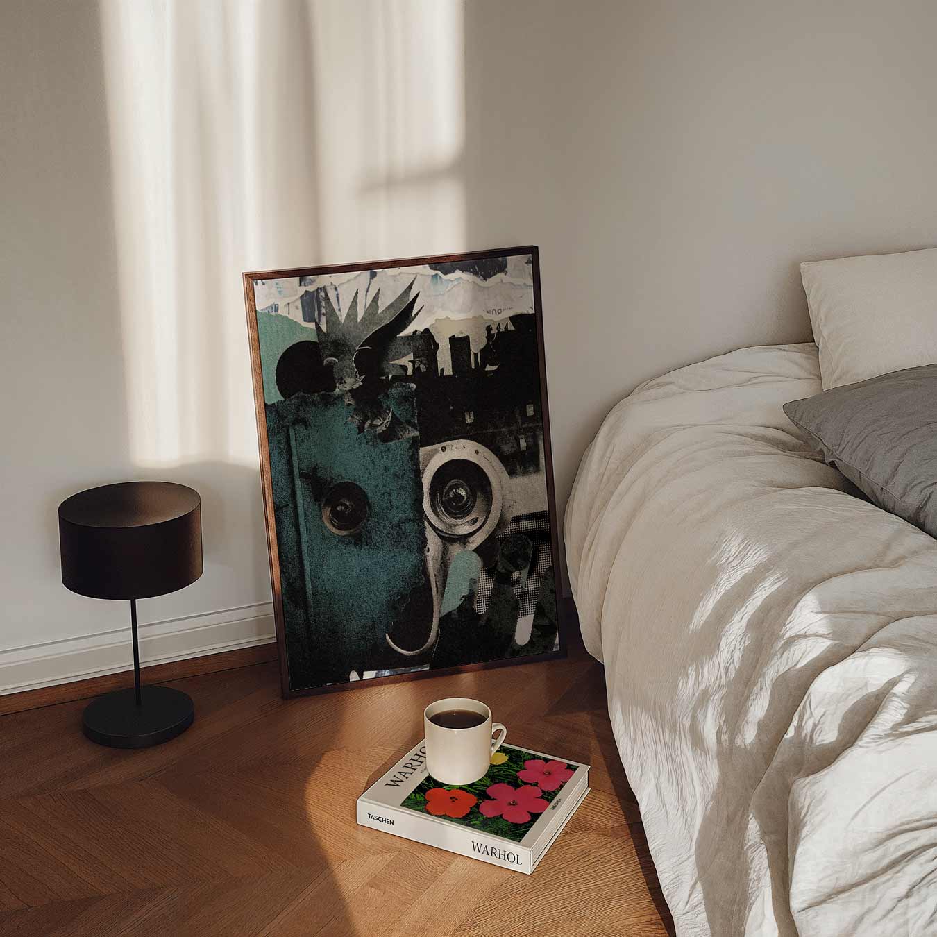 Abstracte Stadse Collage Poster-WallArtistic