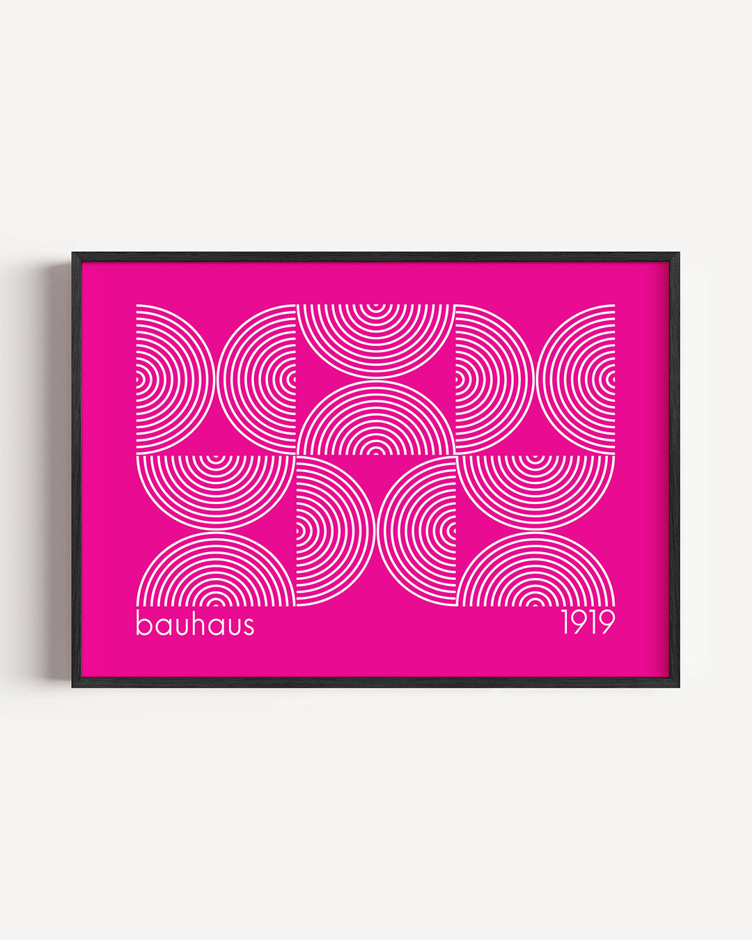 Cirkelritme en lijnen Poster