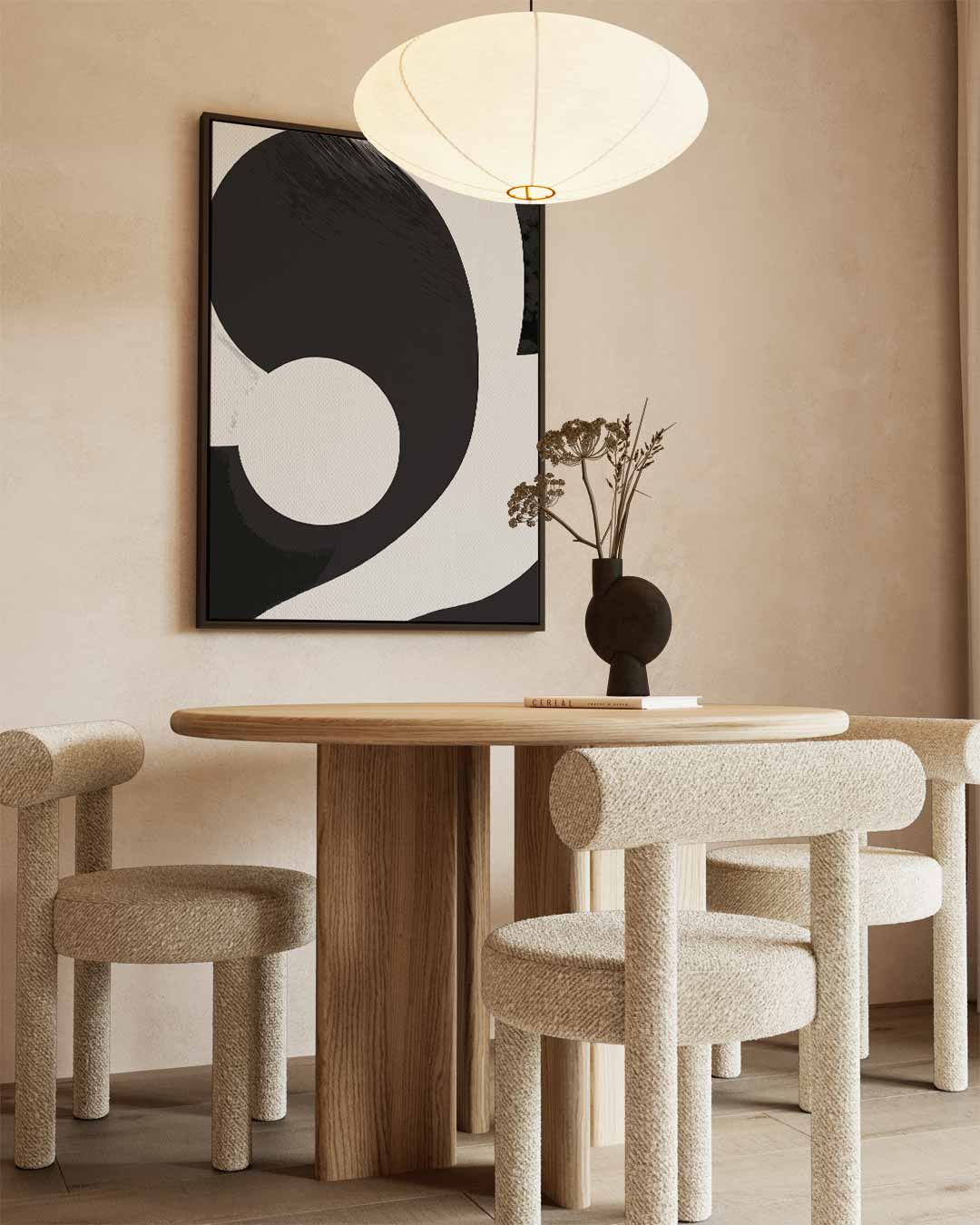 Abstracte Contrasten Kunstwerk-canvas-dibond-plexiglas-wanddecoratie-WallArtistic
