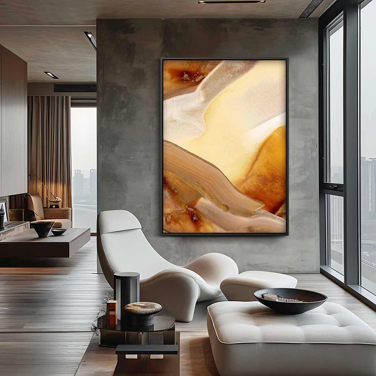 Natuurlijke Warmte Kunstwerk-canvas-dibond-plexiglas-wanddecoratie-WallArtistic