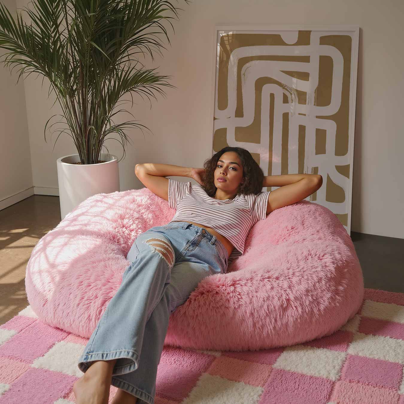 Abstracte Labyrint Poster-WallArtistic