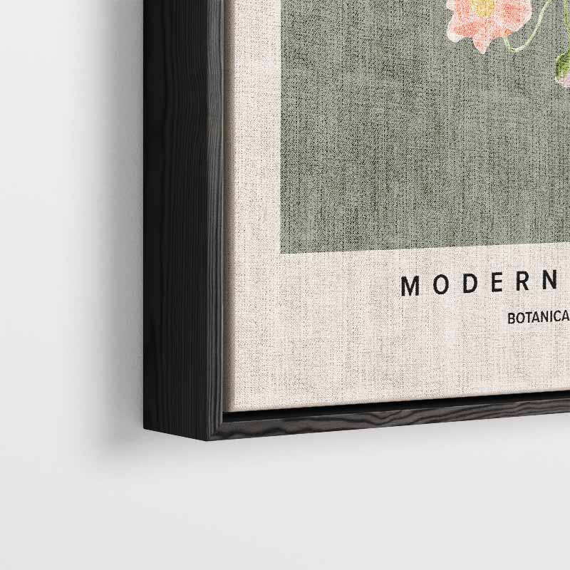 Bloemige Moderniteit Kunstwerk-canvas-dibond-plexiglas-wanddecoratie-WallArtistic