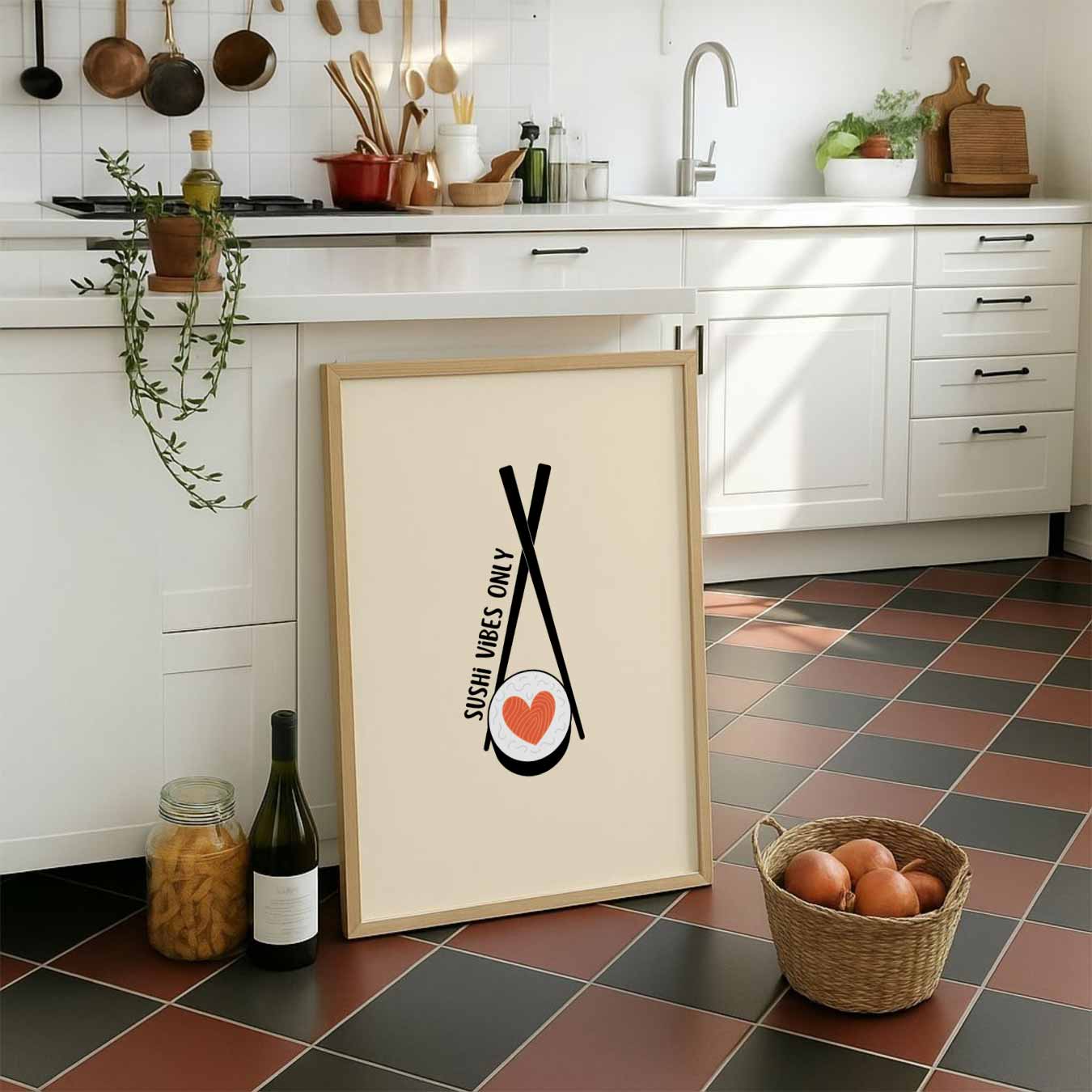 Sushi Vibes Only Poster-WallArtistic