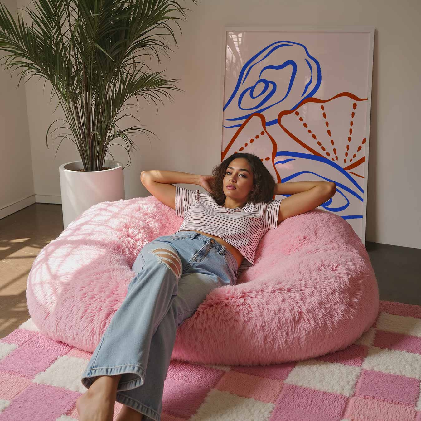 Levendige Schelpenkunst Poster-WallArtistic