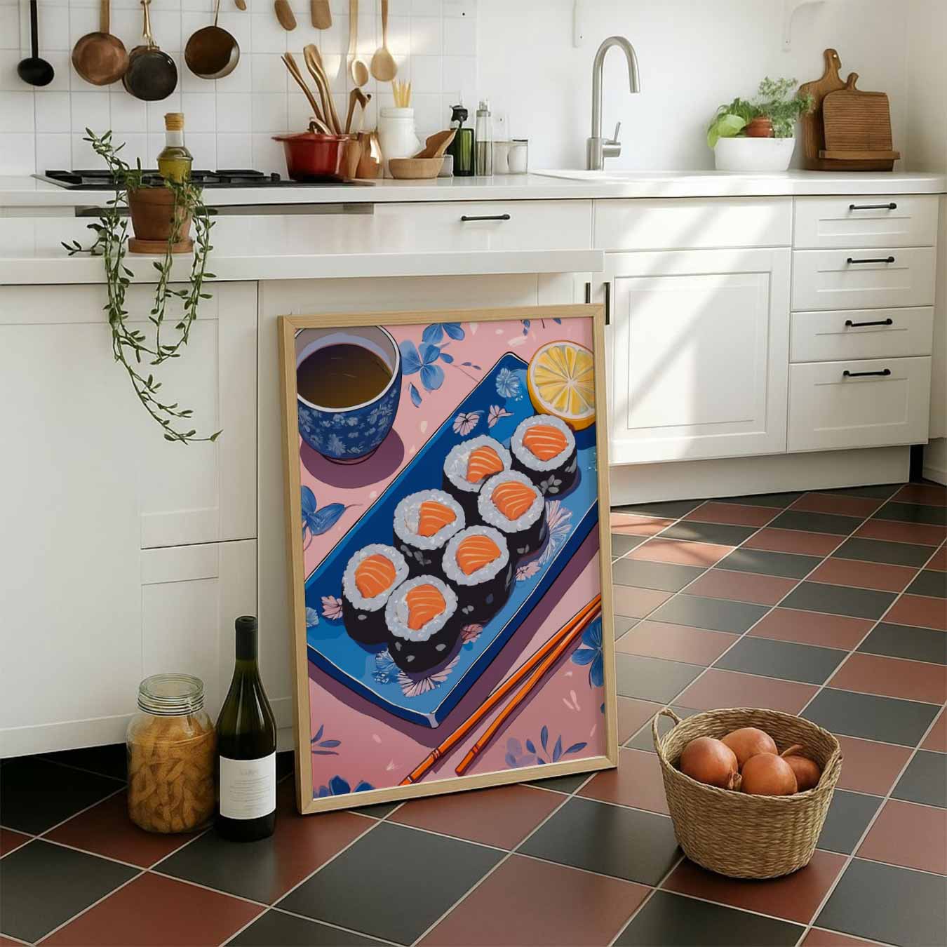 Stijlvolle Sushi Poster-WallArtistic