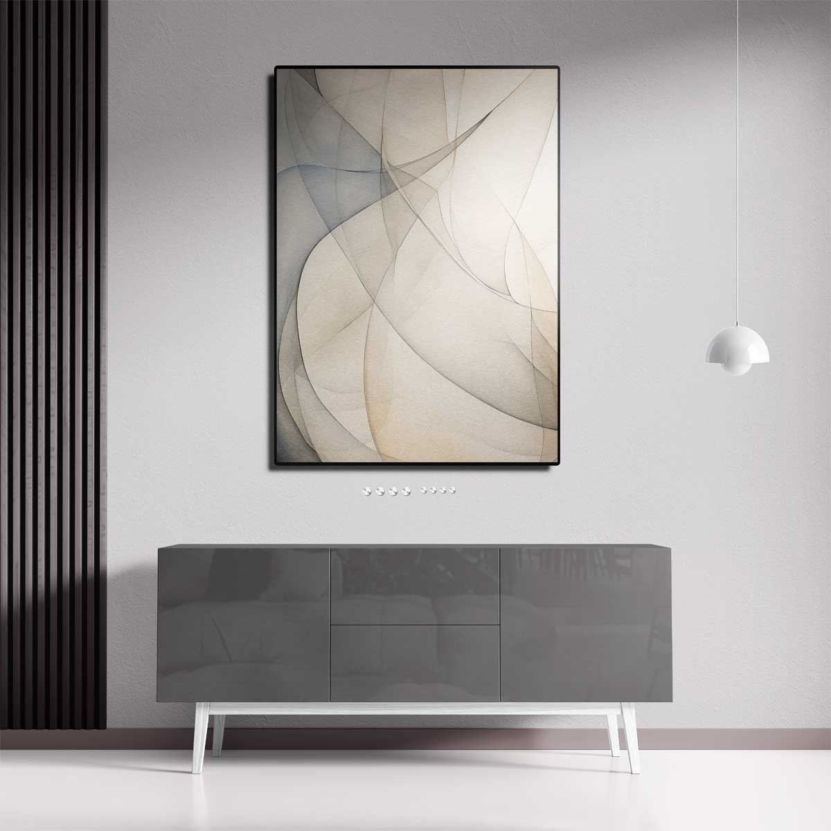 Zachte Lijnen Symfonie Kunstwerk-canvas-dibond-plexiglas-wanddecoratie-WallArtistic