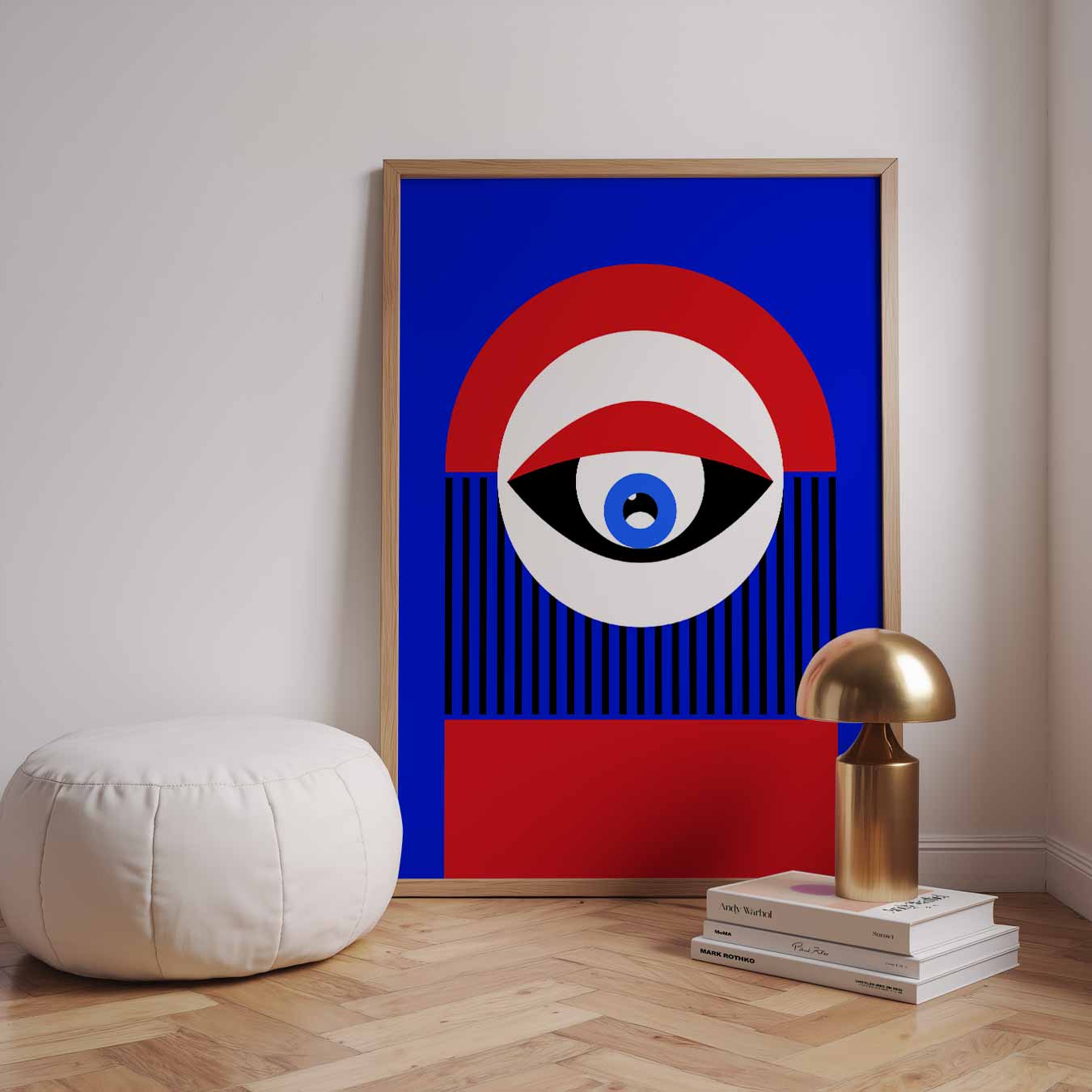 Abstracte Oogkunst Poster-WallArtistic