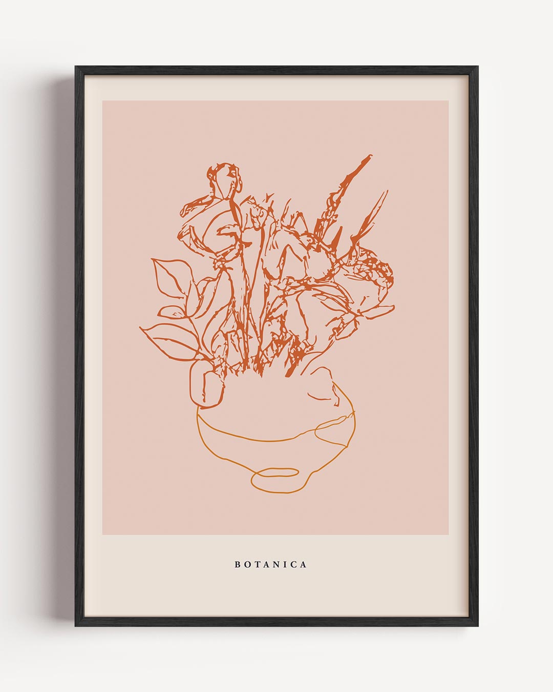 Botanica Lijntekening Poster-WallArtistic