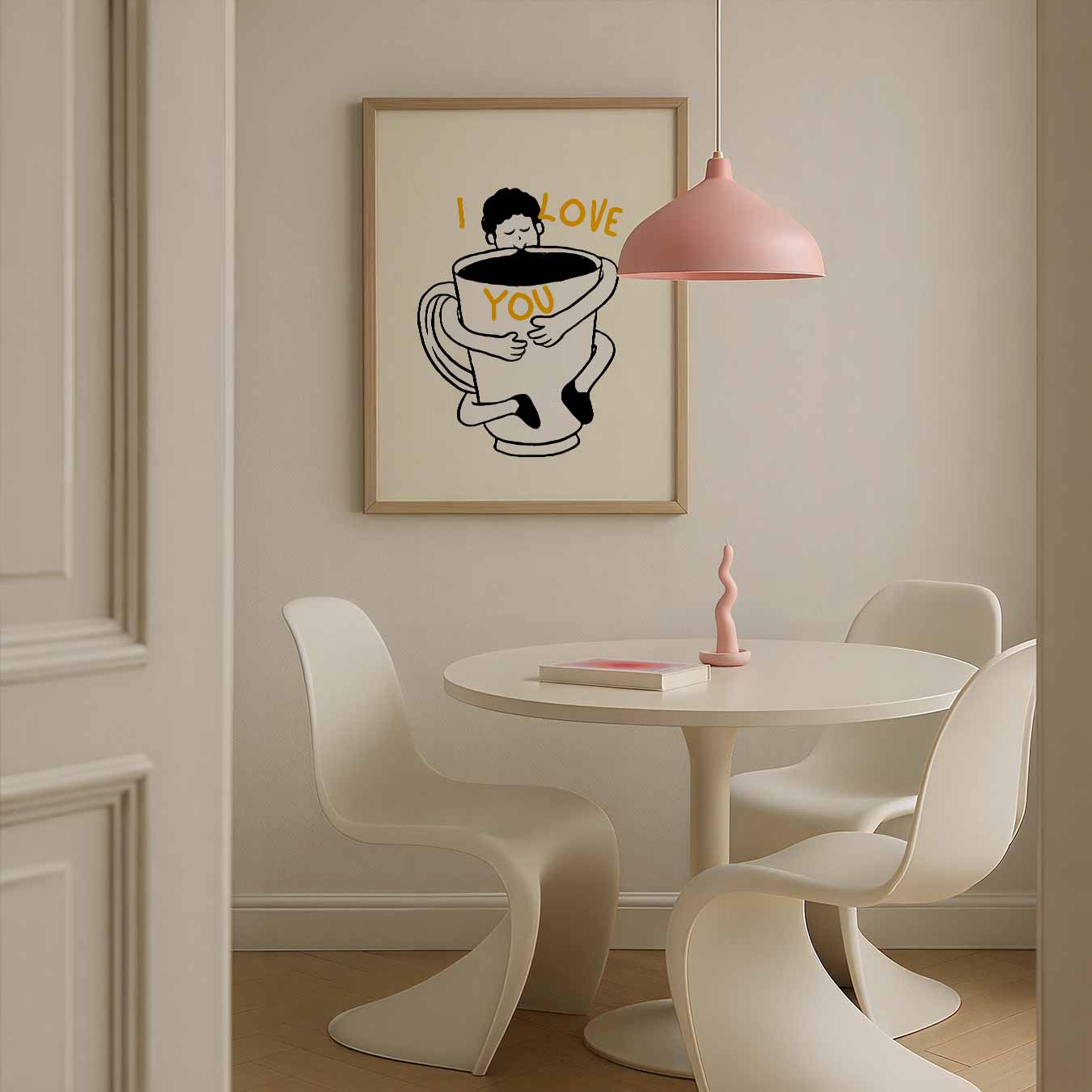 Knuffelige Koffieposter-WallArtistic