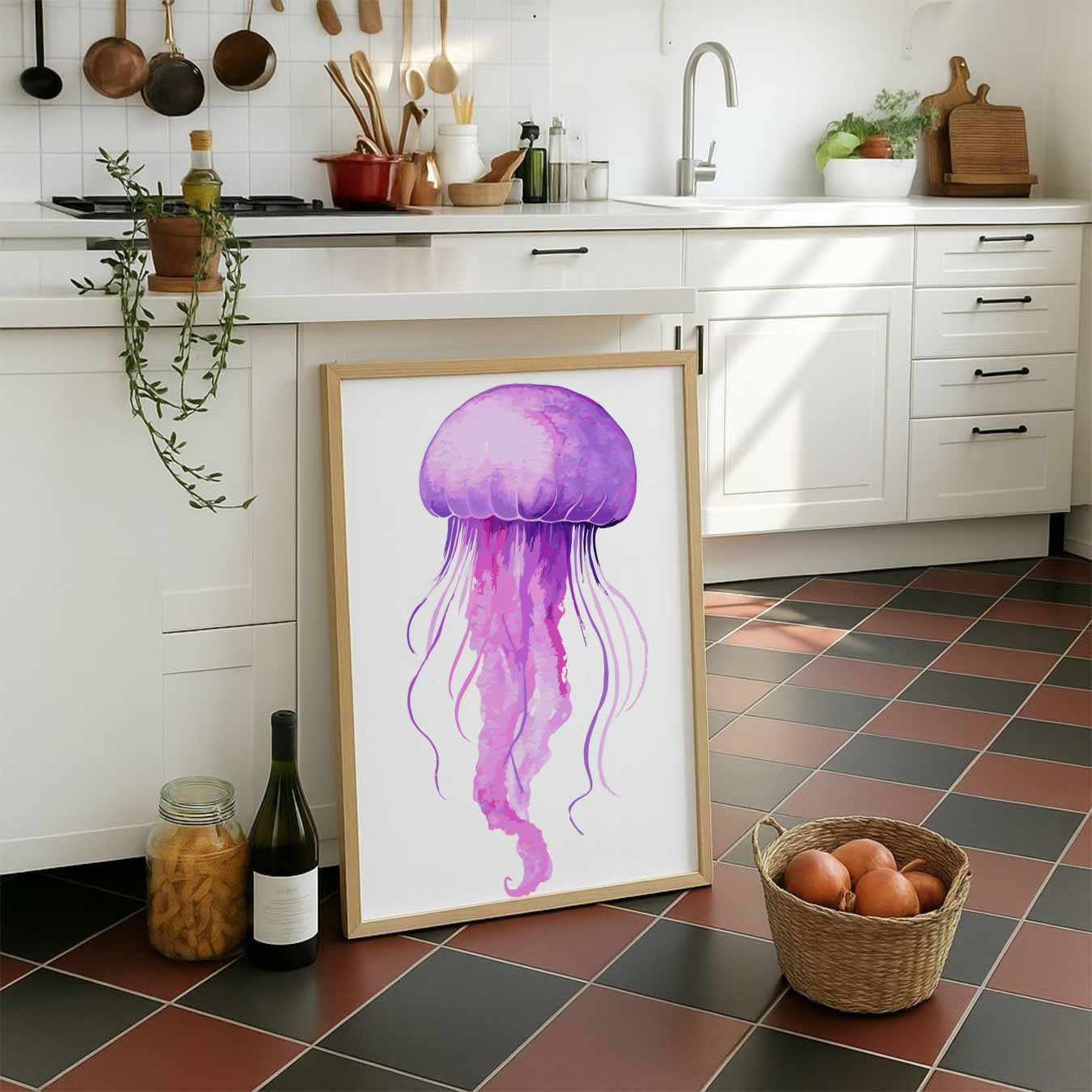Magische Kwallen Kunstprint Poster