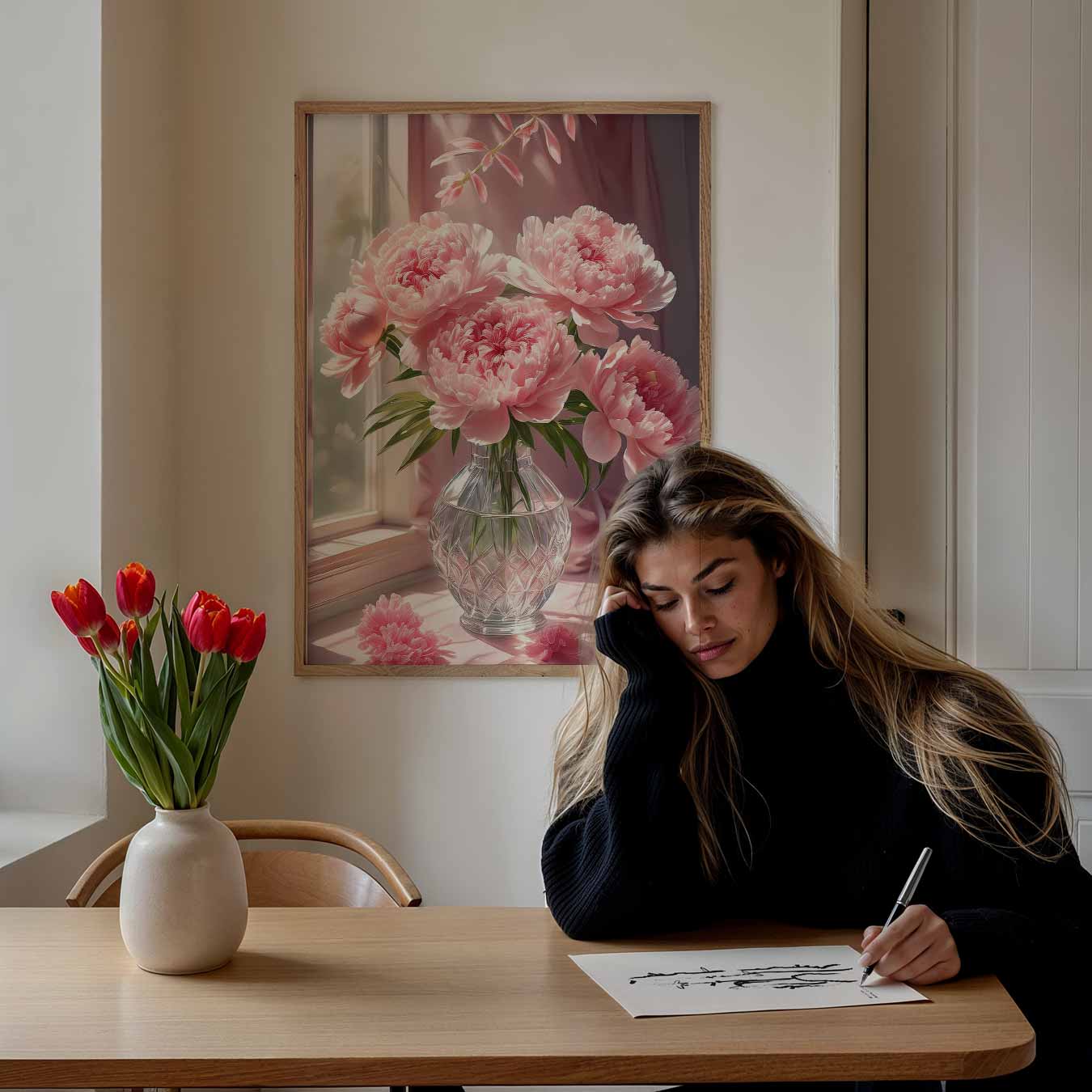 Zomerse Bloemenpracht Poster-WallArtistic