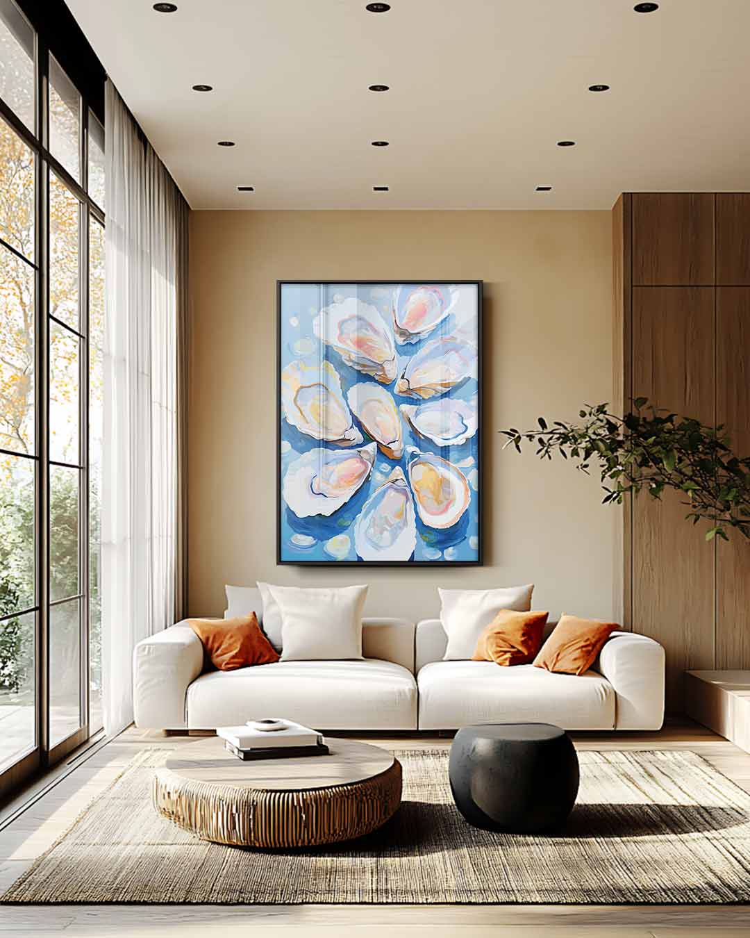 Oesters in Kunst Kunstwerk-canvas-dibond-plexiglas-wanddecoratie-WallArtistic