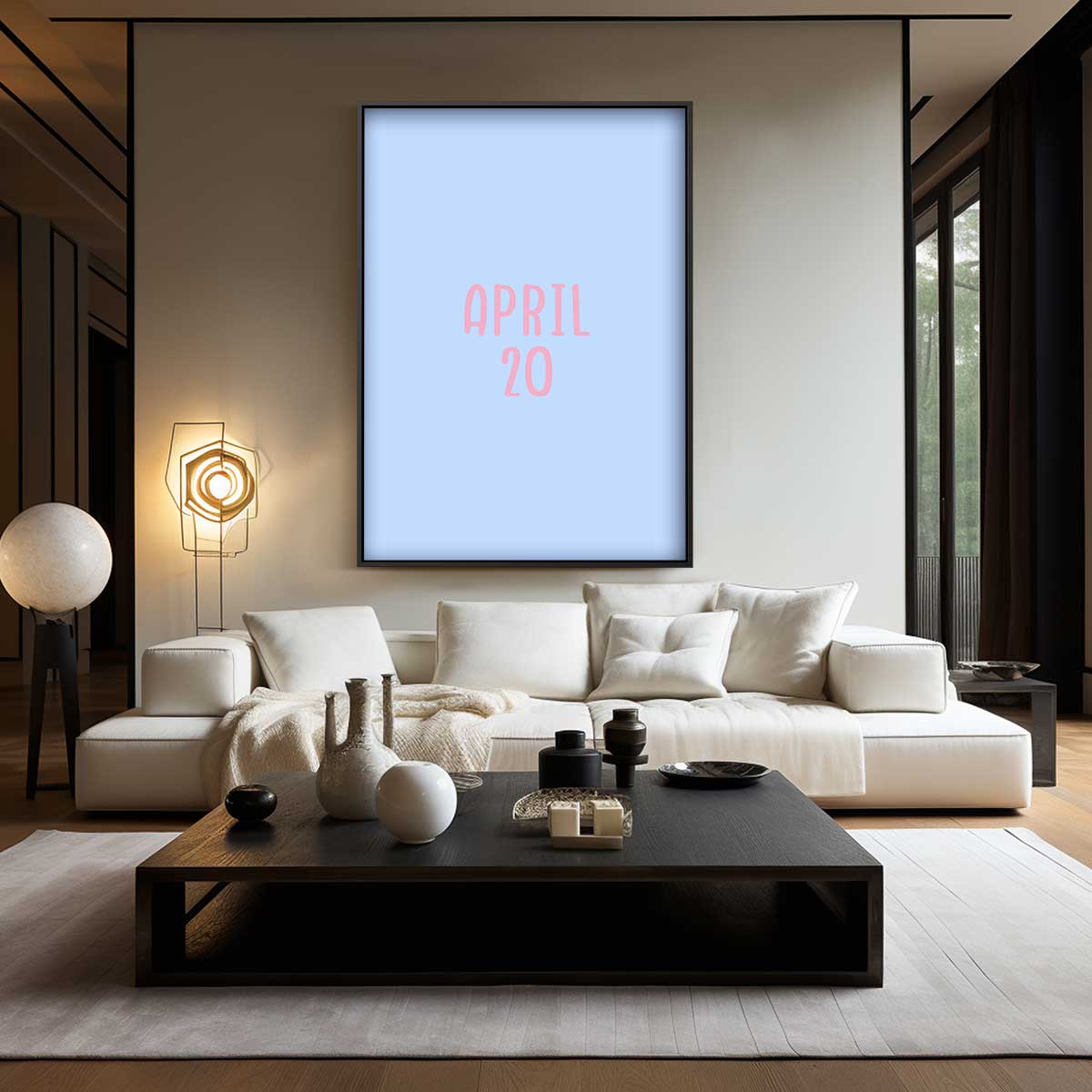 April 20 Poster Kunstwerk-canvas-dibond-plexiglas-wanddecoratie-WallArtistic