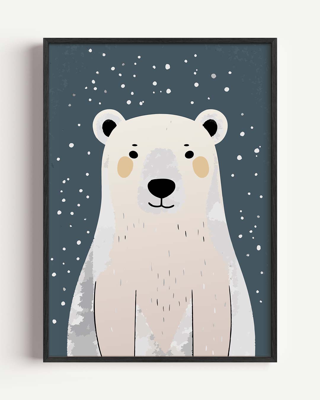 Schattige IJsbeer Poster-WallArtistic