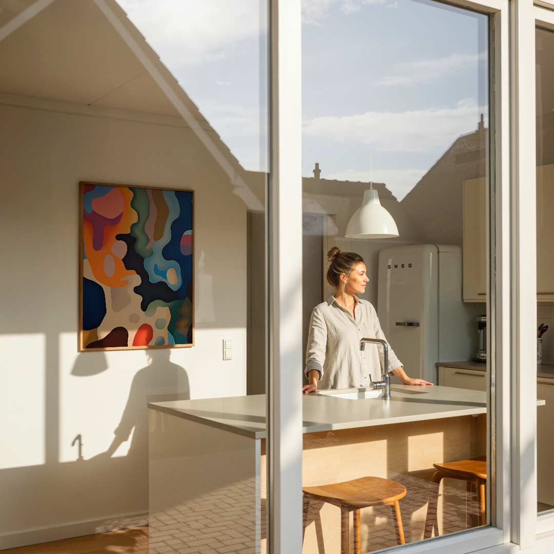 Kleurrijke Abstracte Vormen Poster-WallArtistic