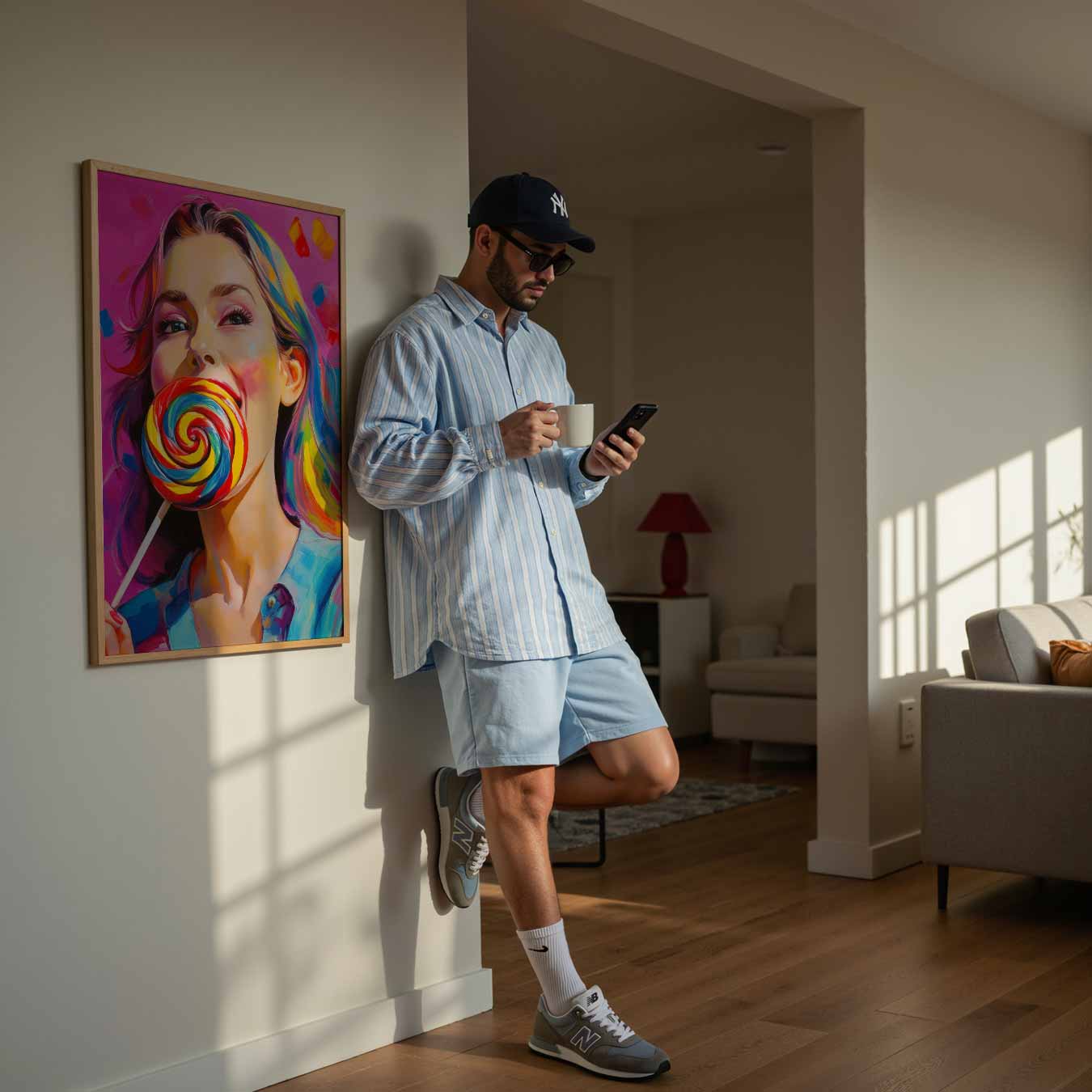 Kleurrijke Lolly Droom Poster-WallArtistic