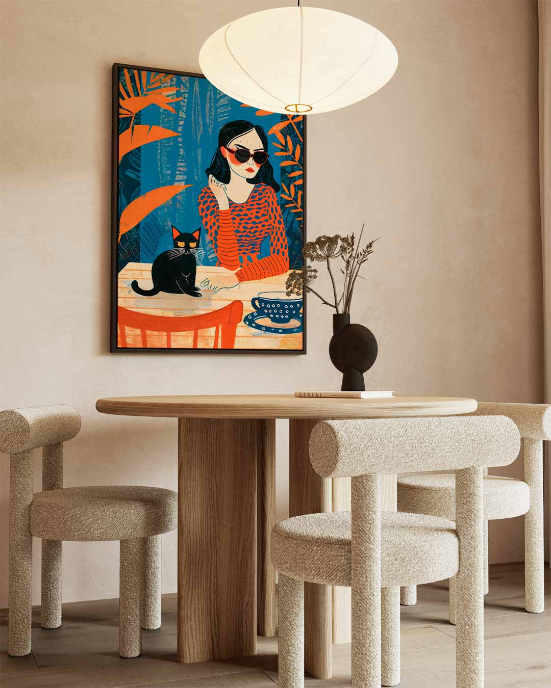 Zonnige Lentedag Kunstwerk-canvas-dibond-plexiglas-wanddecoratie-WallArtistic