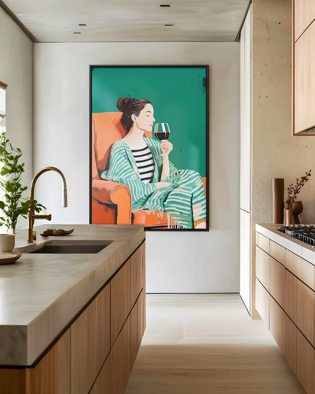 Ontspannen Moment Kunstwerk-canvas-dibond-plexiglas-wanddecoratie-WallArtistic