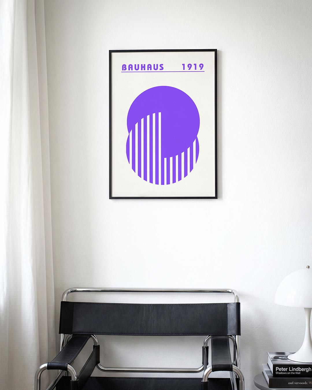 Cirkel en lijnen Poster