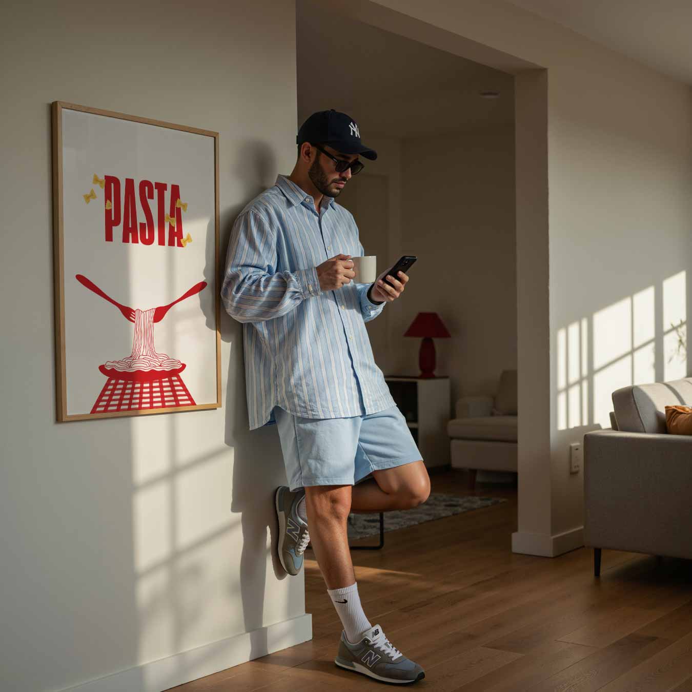 Pasta Liefde Poster-WallArtistic