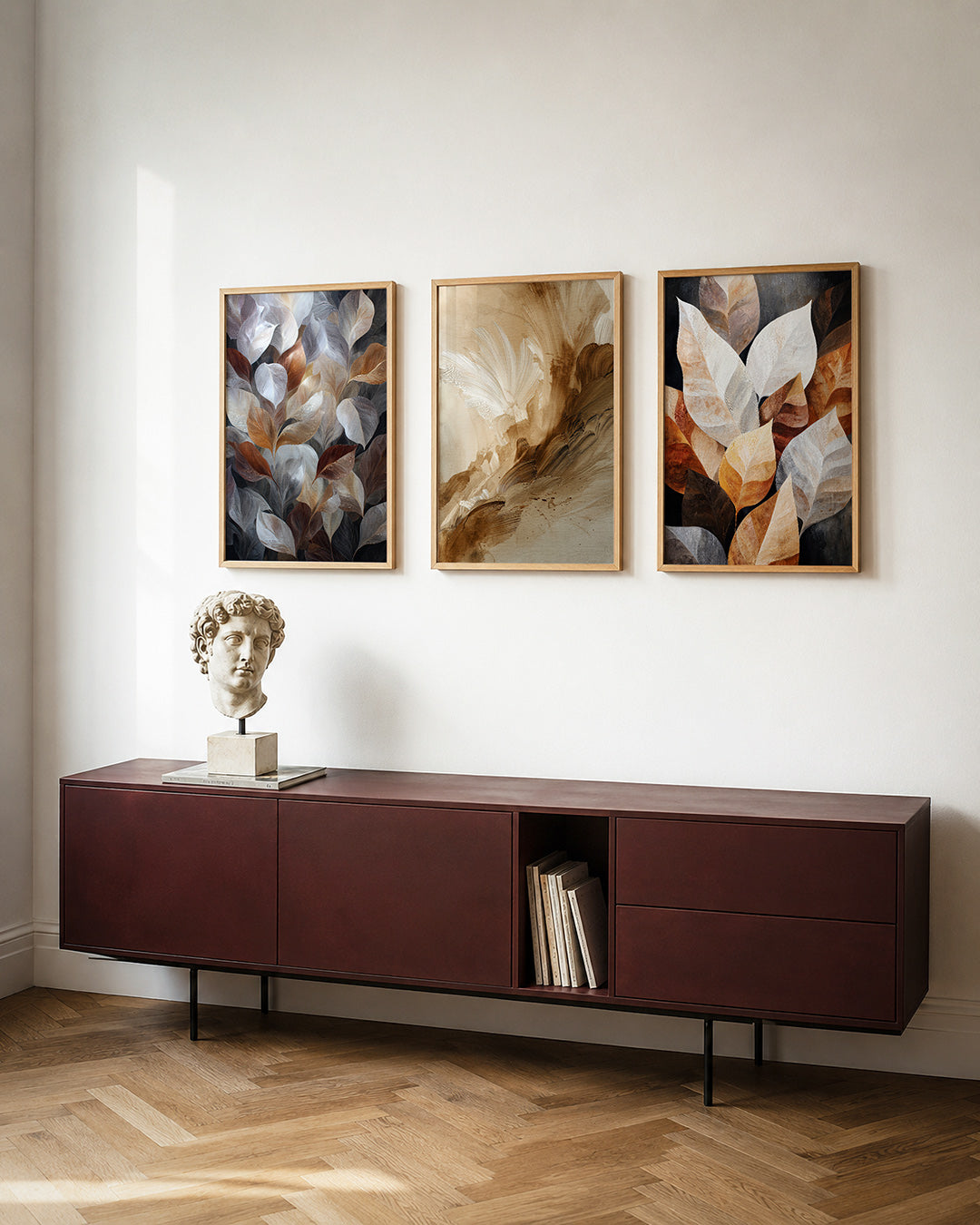 Bladpatroon harmonie Posterset