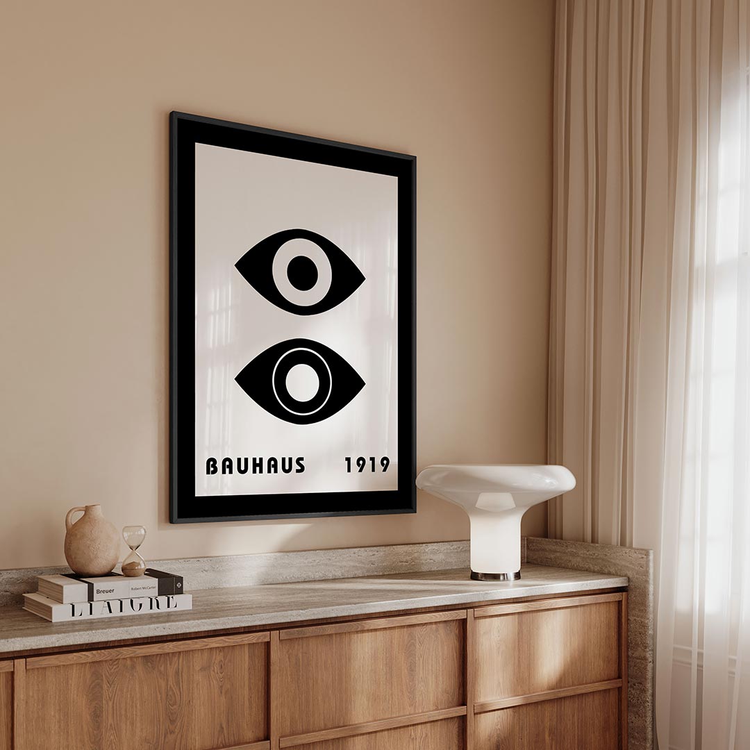 Oogvormen contrast Poster