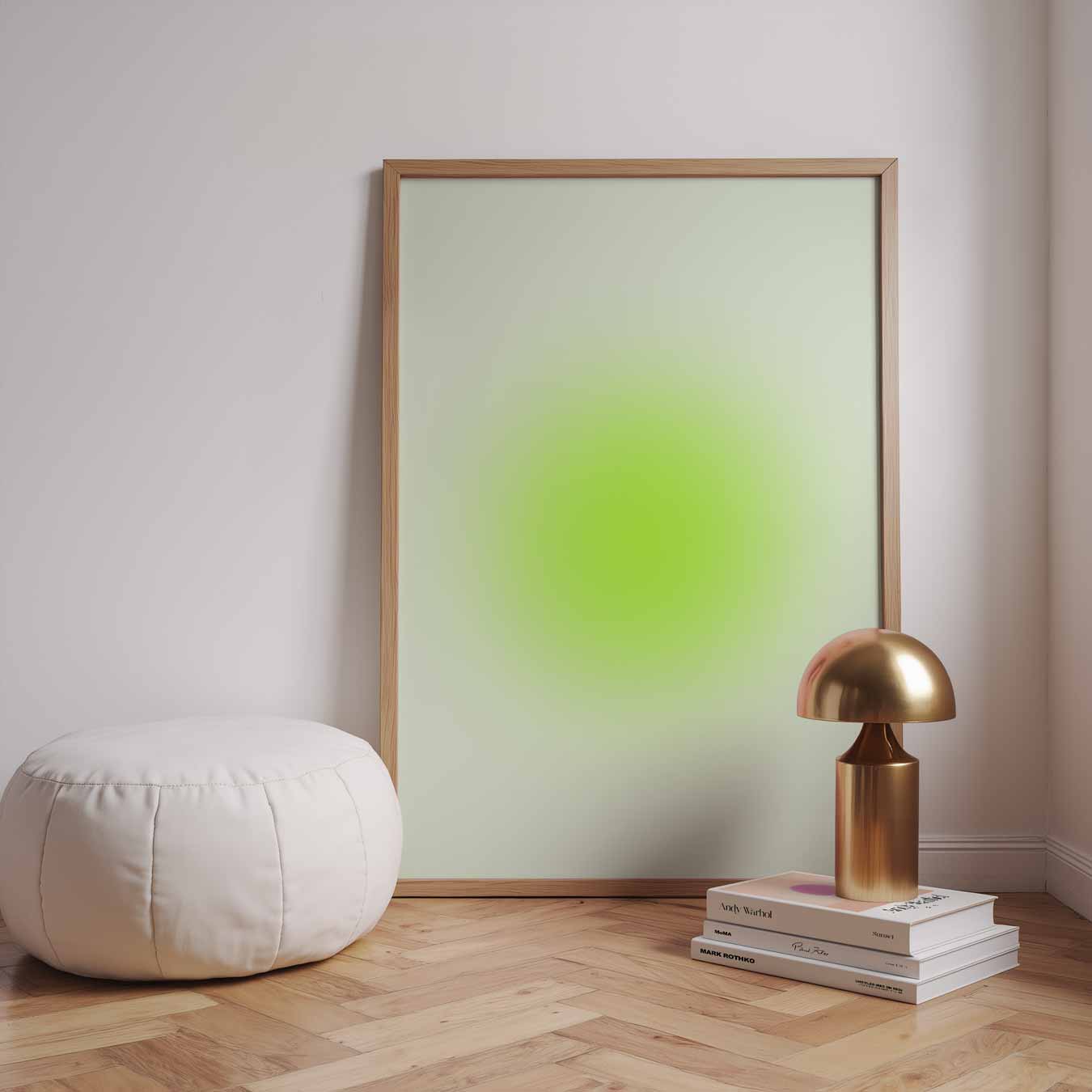 Zonnige Gele Glans Poster