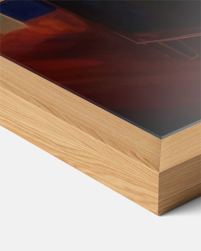 Ontspannen Elegantie Vrouwelijke Portretposter-WallArtistic