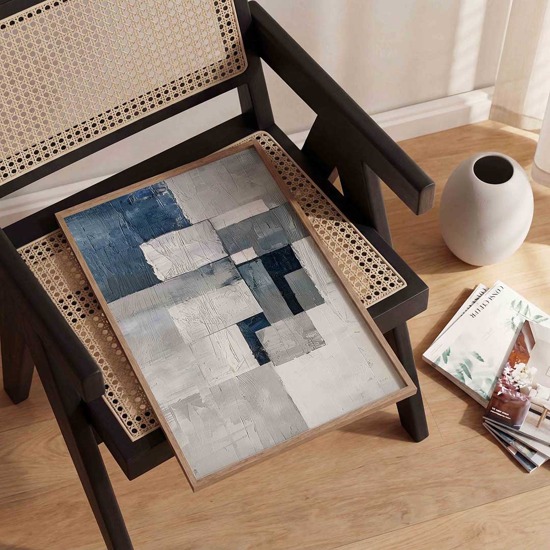 Abstracte rechthoeken Poster