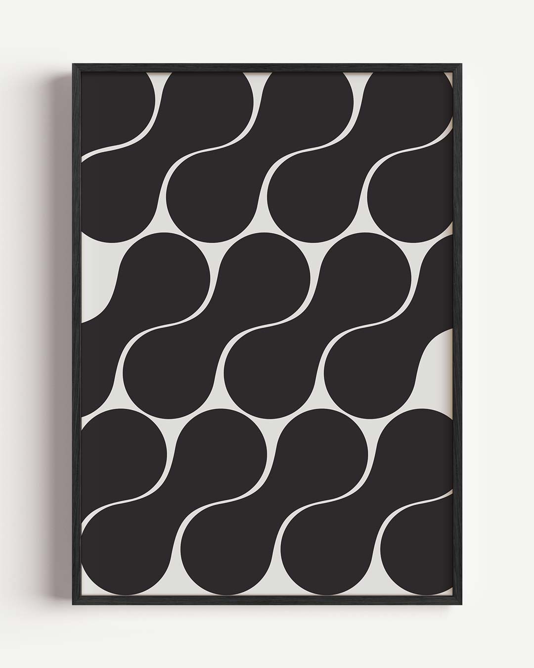 Stijlvolle Golfpatroon Poster-WallArtistic