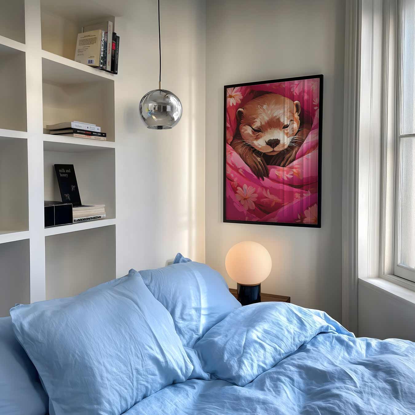 Schattige Onder-dekbed Otter Poster