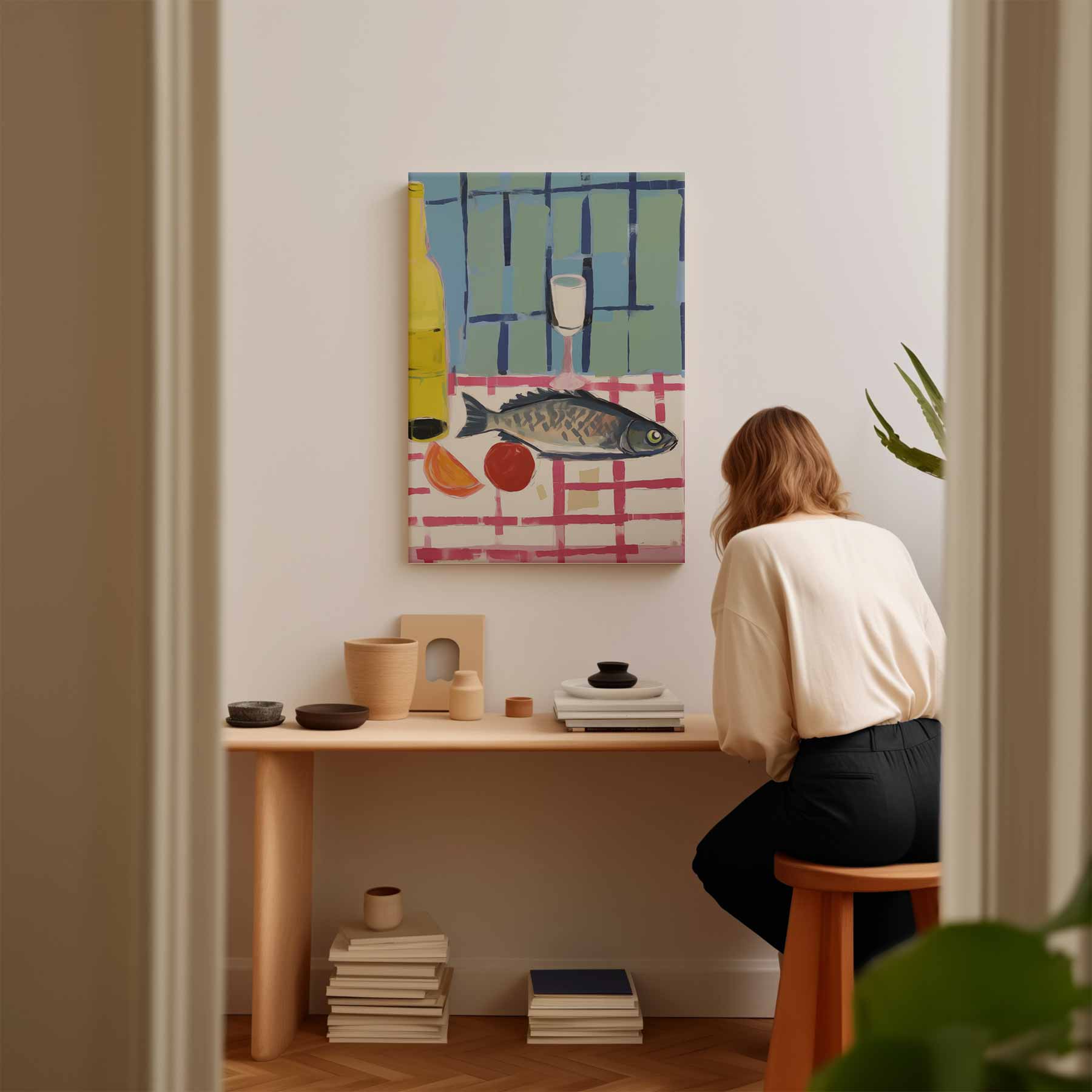 Mediterrane Tafereel Kunstwerk-canvas-dibond-plexiglas-wanddecoratie-WallArtistic