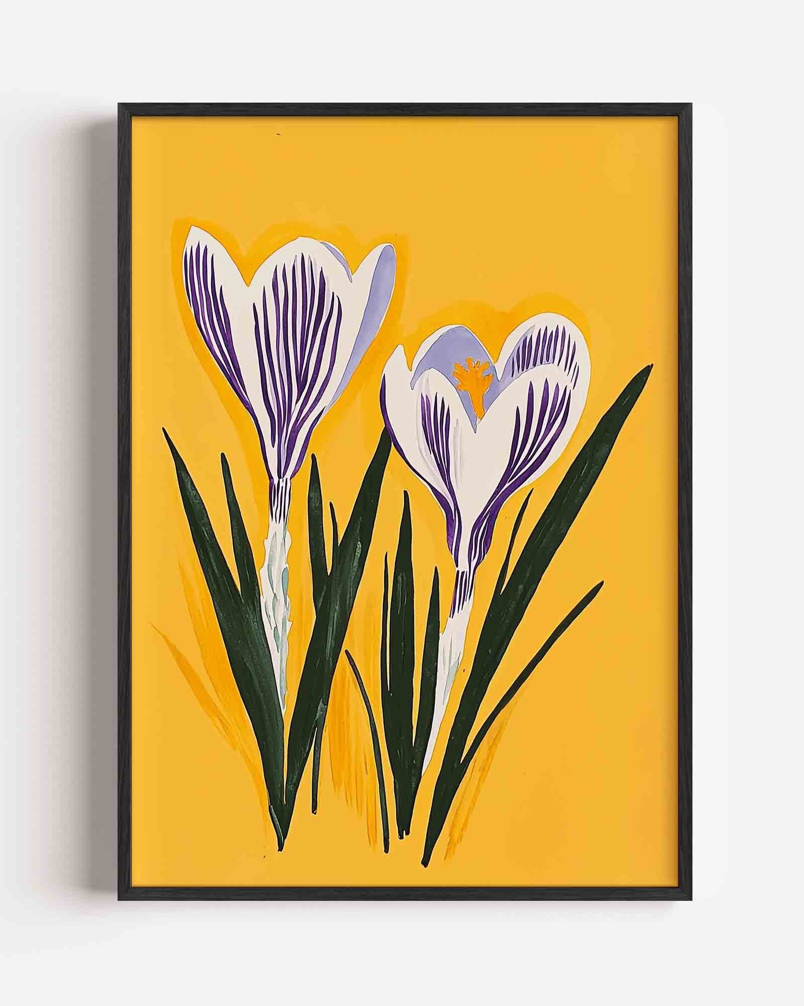 Krokusbloemen Poster